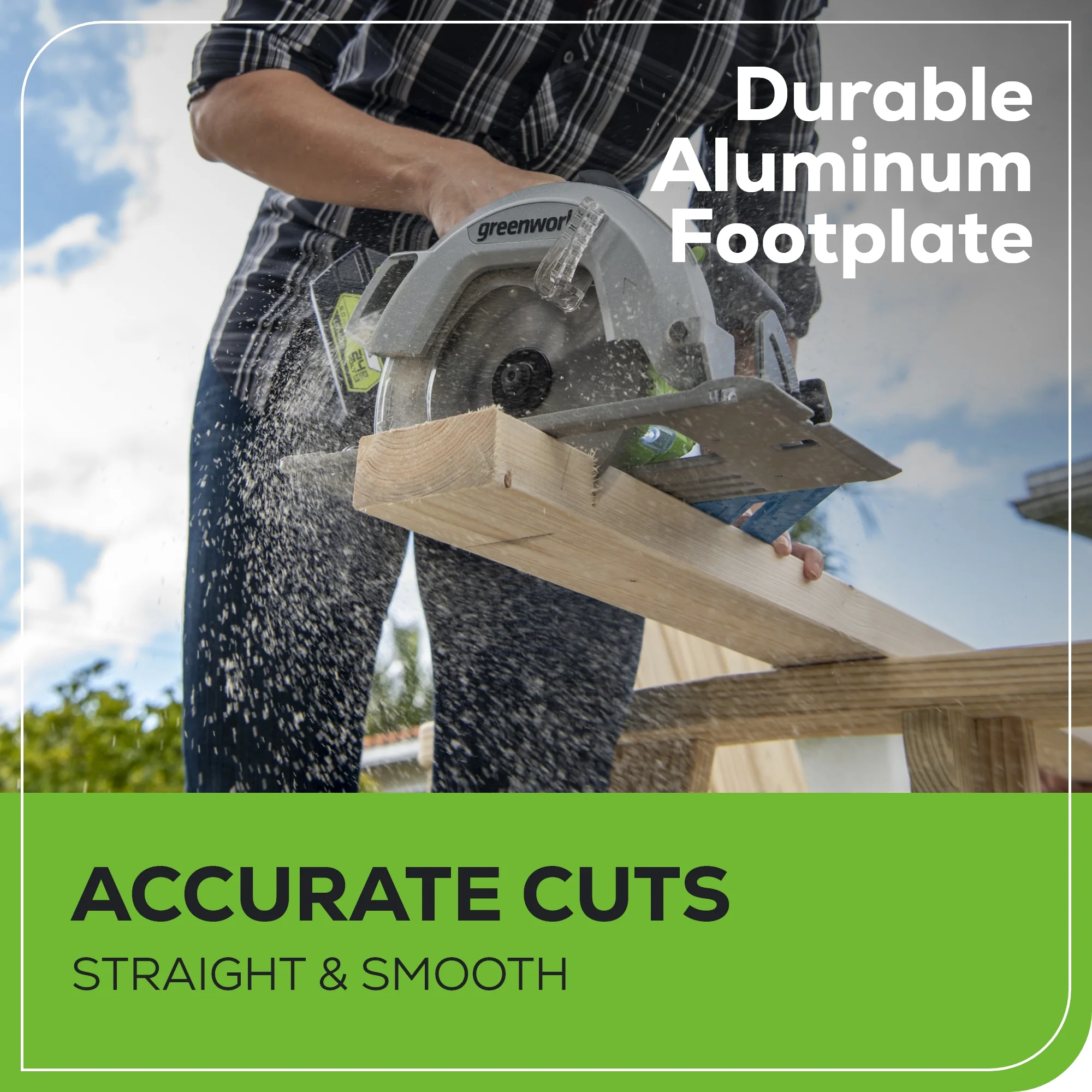 24V 7-1/4 Cordless Battery Circular Saw (Tool Only)