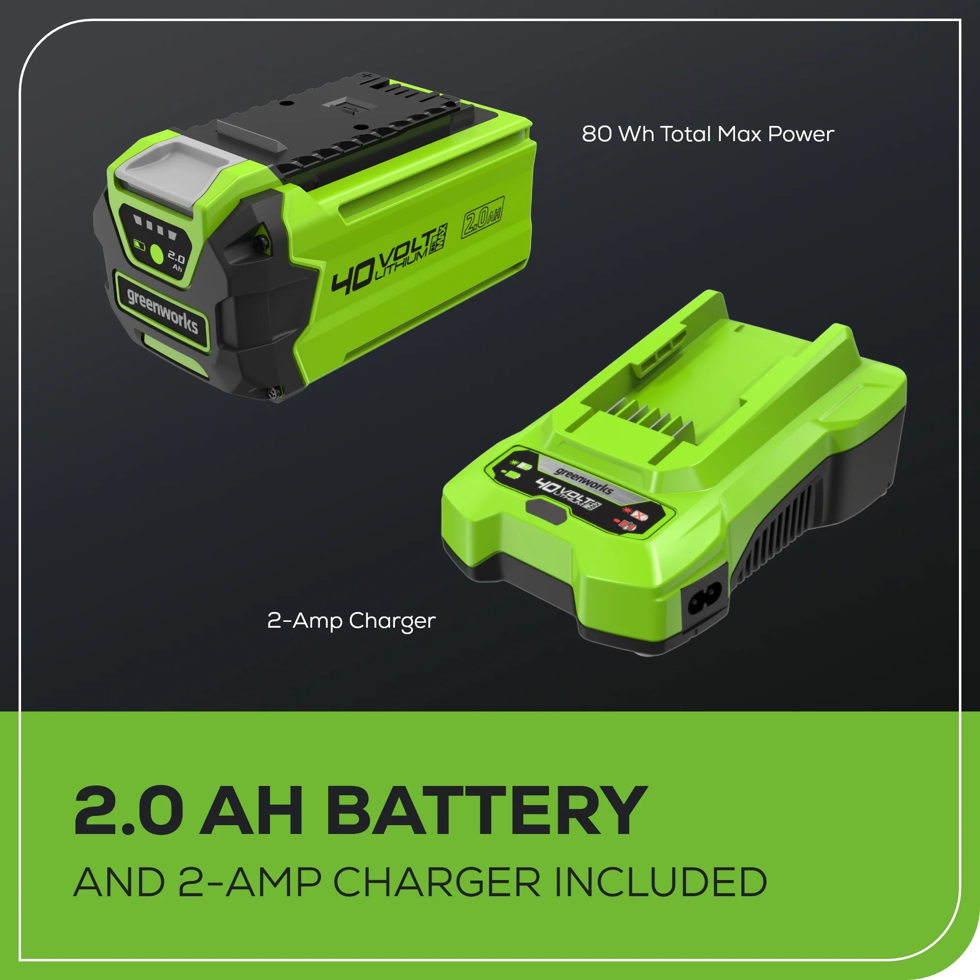 40V 15 Gen 2 Cordless String Trimmer w/ 2.0Ah Battery & Charger