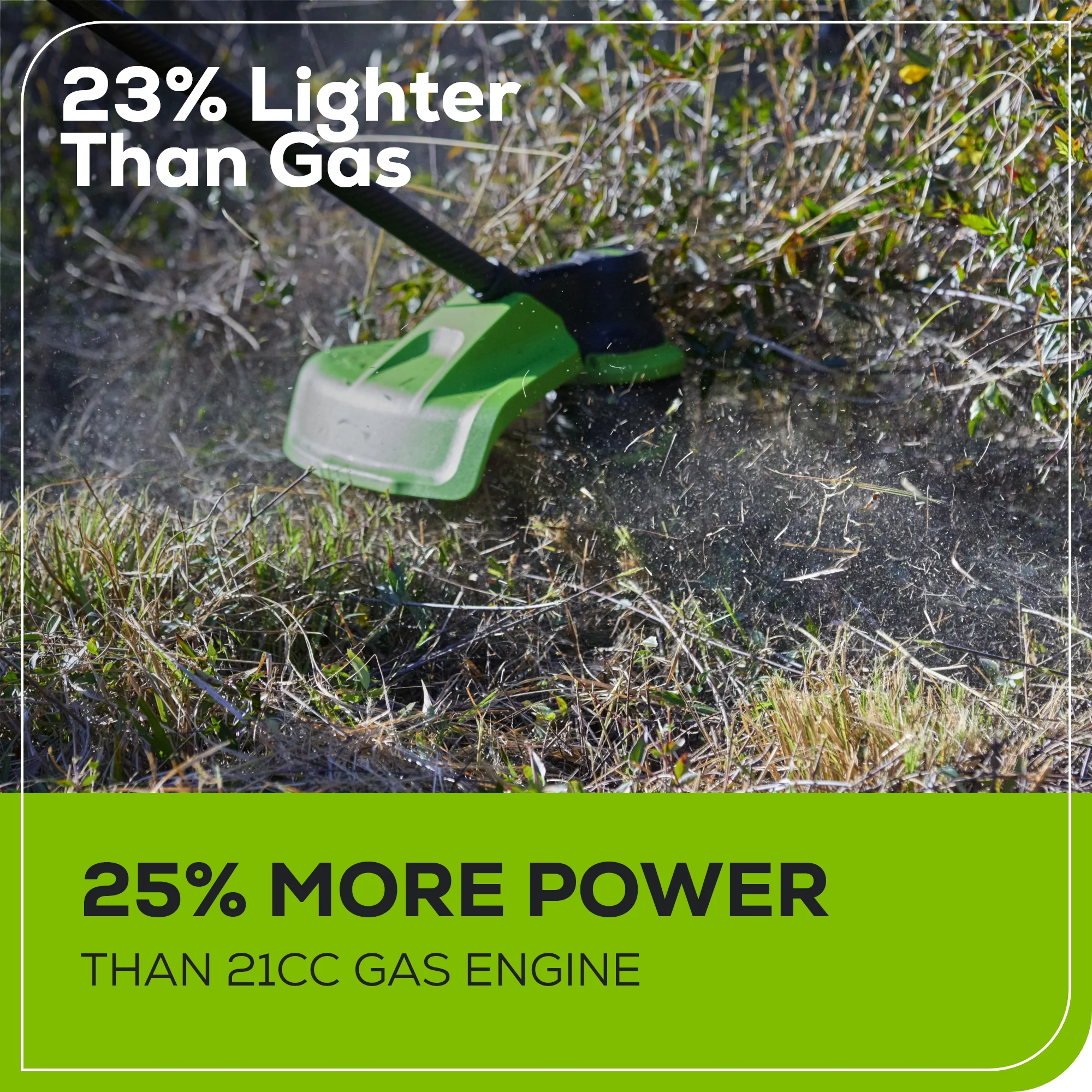 60V 17 Cordless Battery Brushless String Trimmer w/ Carbon Fiber Shaft w/ 4.0Ah Battery & Charger