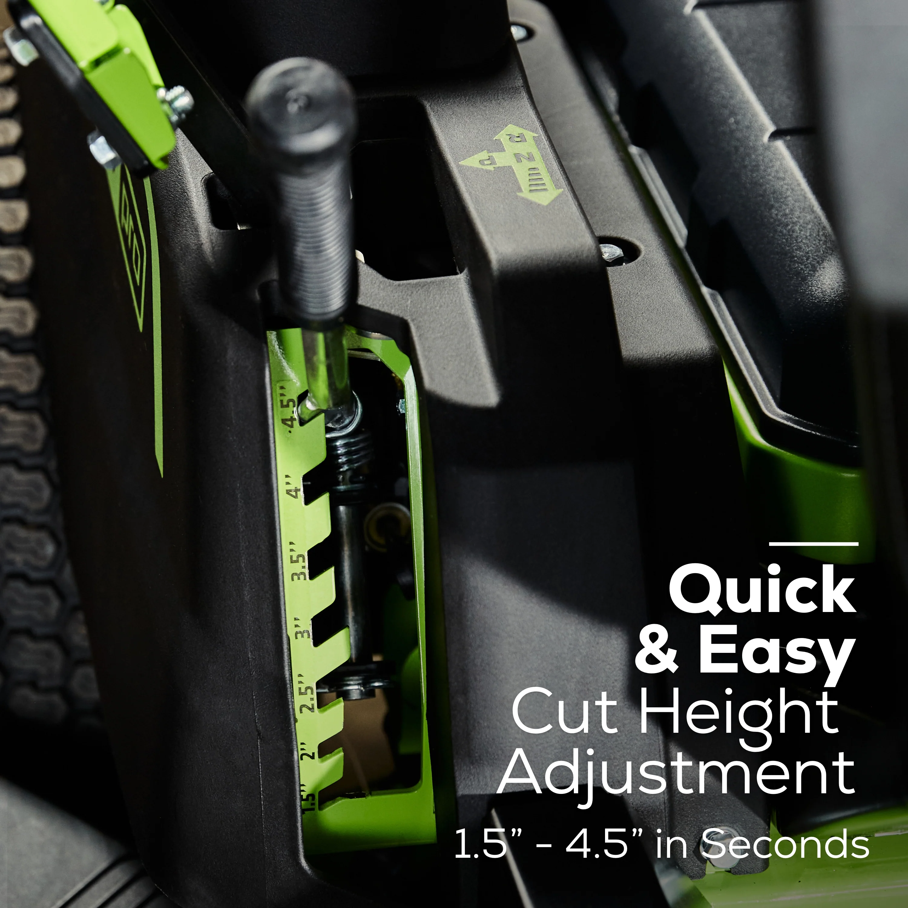 80V 42 Cordless Battery CrossoverT Riding Lawn Mower w/ Six (6) 5.0Ah Batteries and Three (3) Dual Port Turbo Chargers