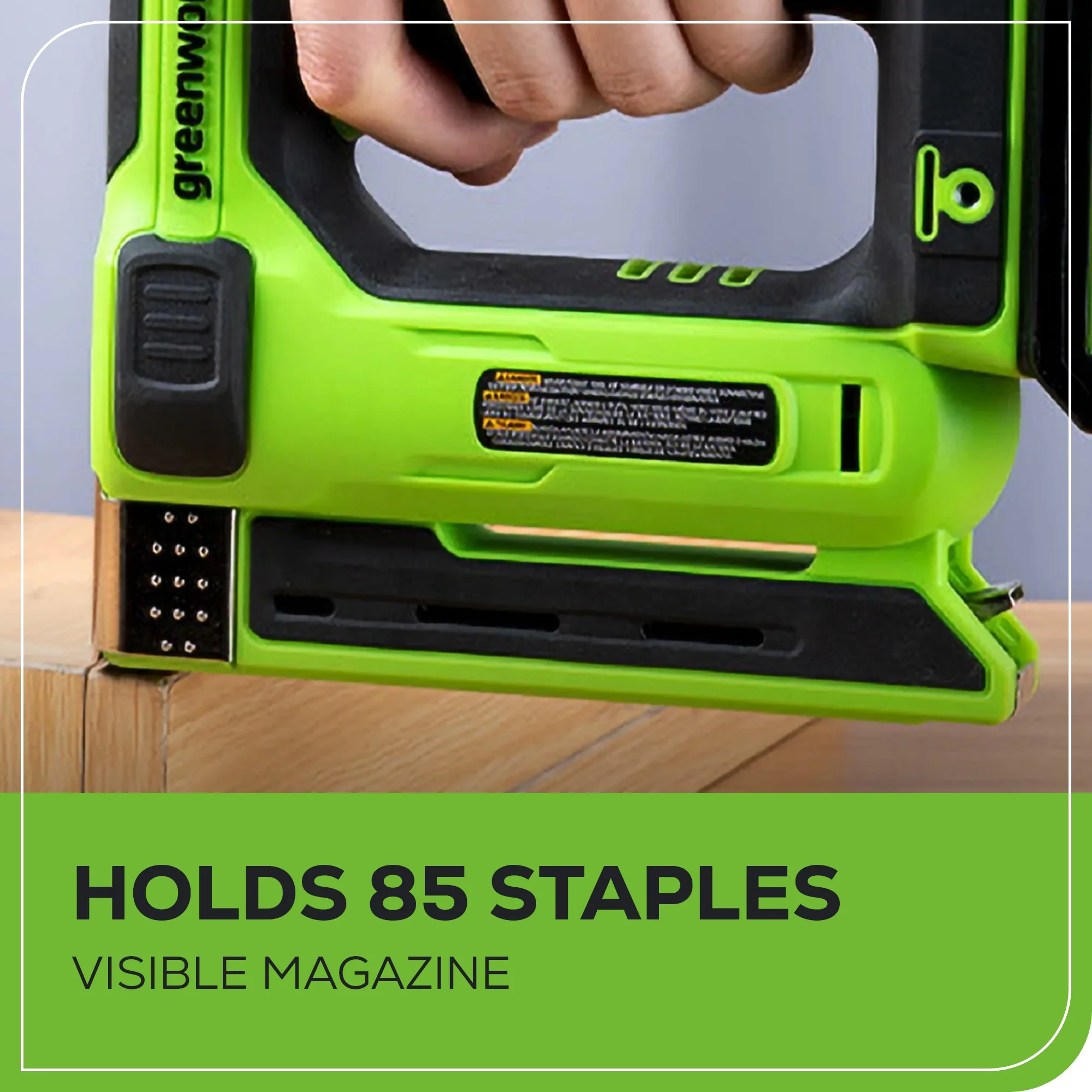 24V 3/8 Crown Stapler w/ 2.0Ah Battery & Charger