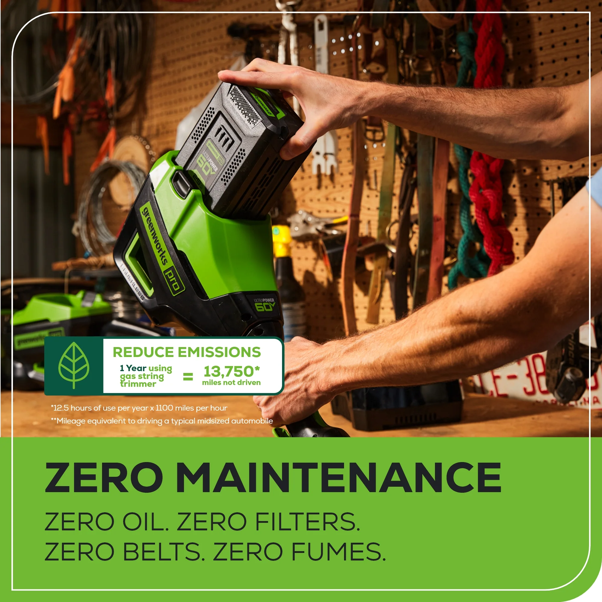 60V 16 Gen2 Cordless Battery String Trimmer (Tool Only)