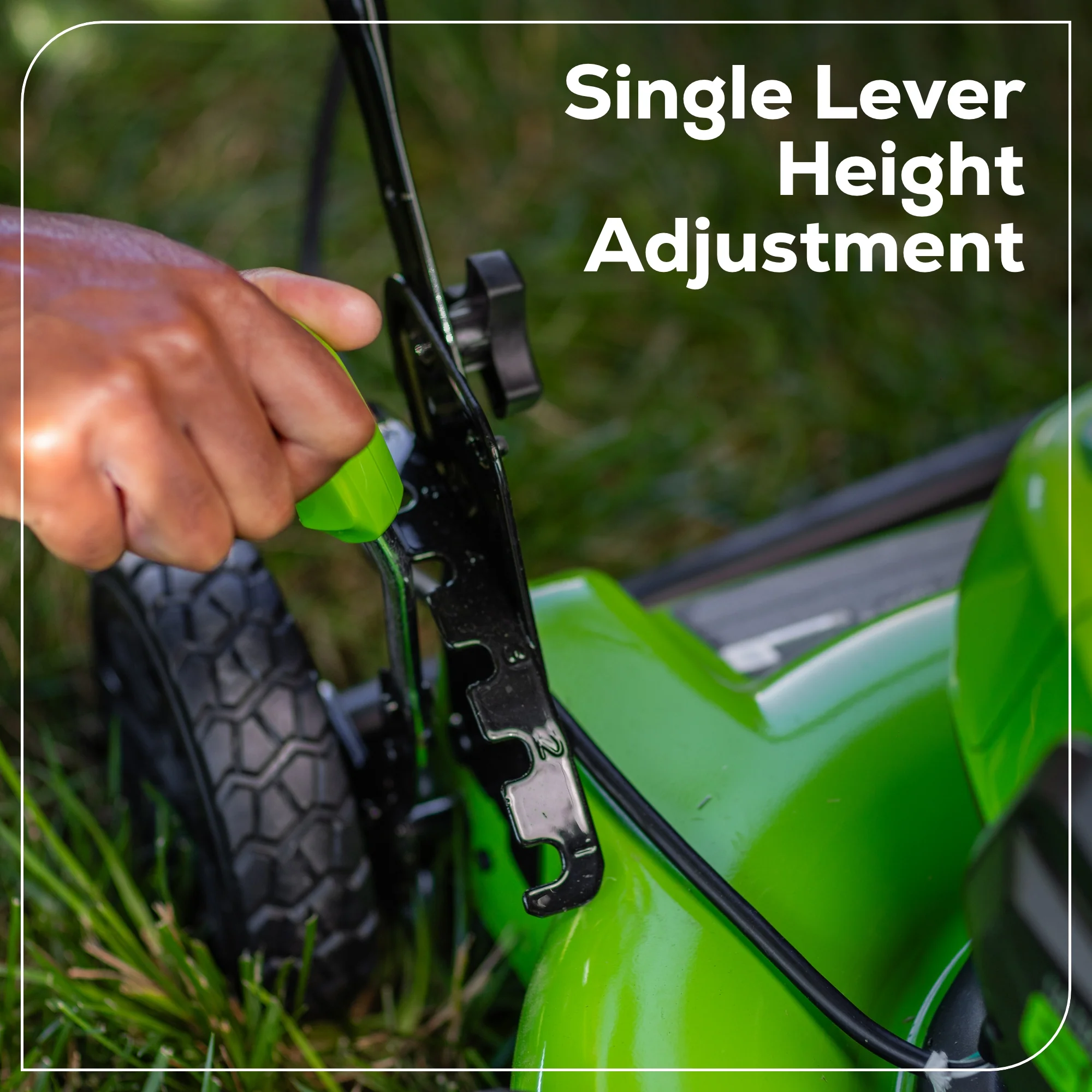 60V 19 Cordless Battery Push Lawn Mower w/ 5.0Ah Battery & Charger