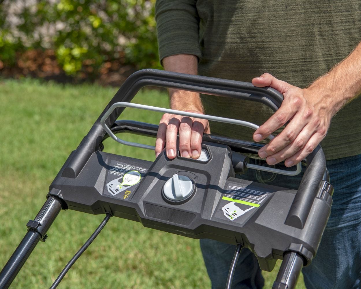 RENEWED 40V 21 Cordless Battery Self-Propelled Lawn Mower w/ (2) 4.0Ah USB Batteries & Charger