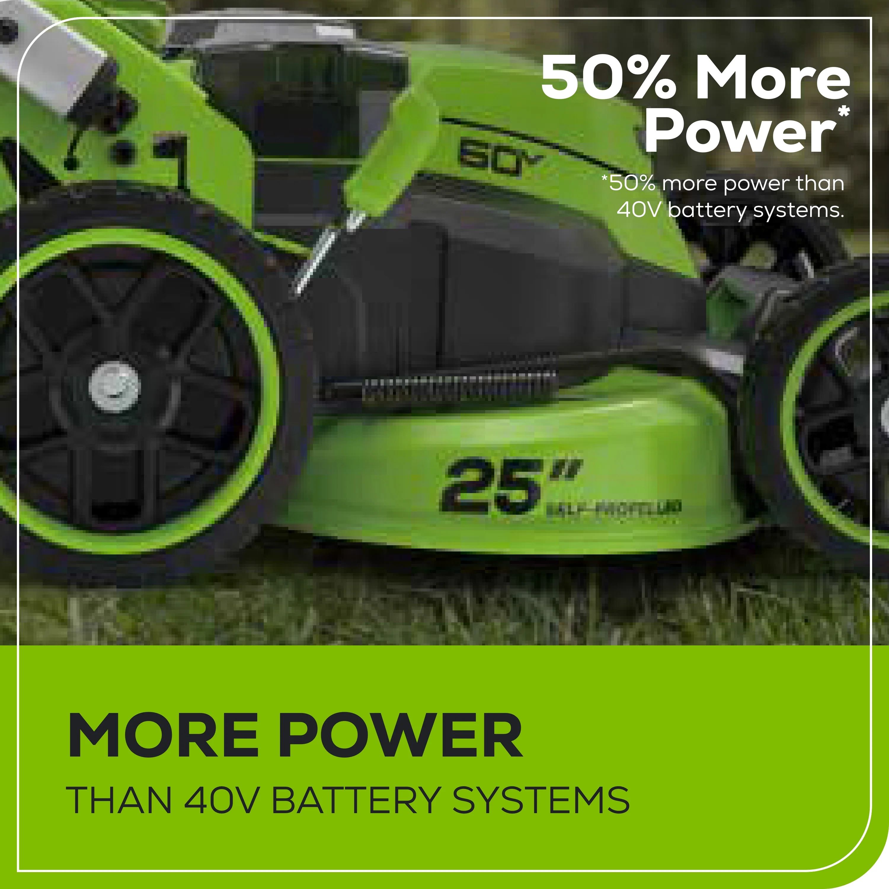 60V 25 Dual Blade Self-Propelled Mower 5-pc Combo Kit w/ (3) 4.0Ah Batteries, (1) Single Port Chargers & (1) Dual Port Charger
