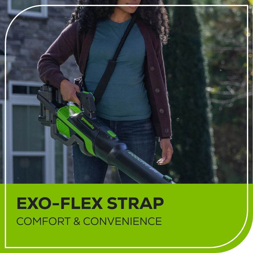80V 800CFM Cordless Battery Leaf Blower w/ 4Ah Battery & Charger