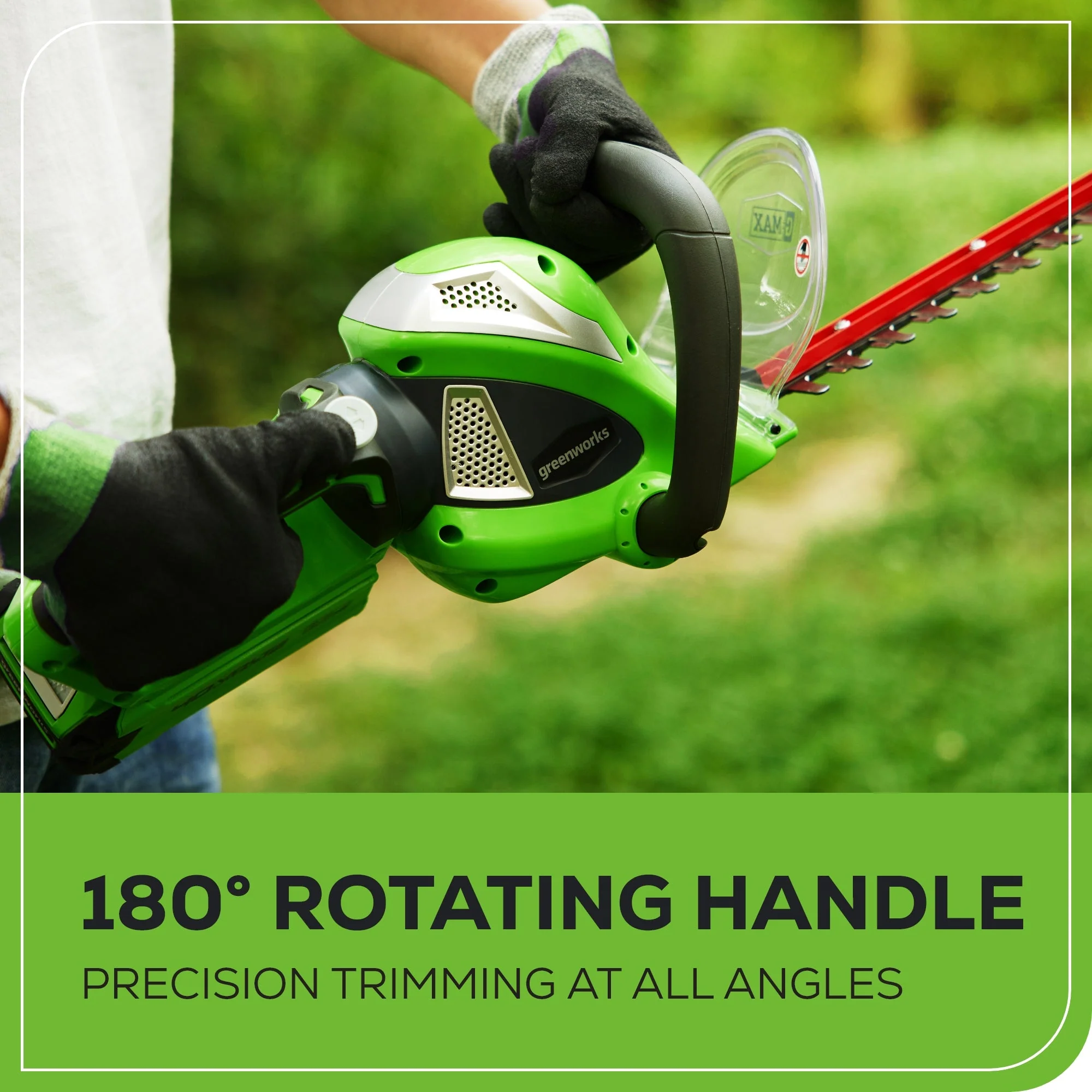 40V 12 Cordless Battery String Trimmer, 550 CFM Blower & 24 Hedge Trimmer Combo Kit w/ 2.0 Ah Battery & Charger