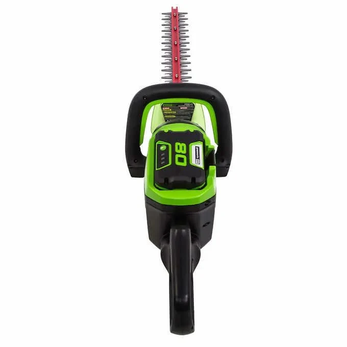 80V 24 Cordless Battery Hedge Trimmer & 20 Pole Hedge Trimmer Combo Kit w/ 2.0 Ah USB Battery & Charger