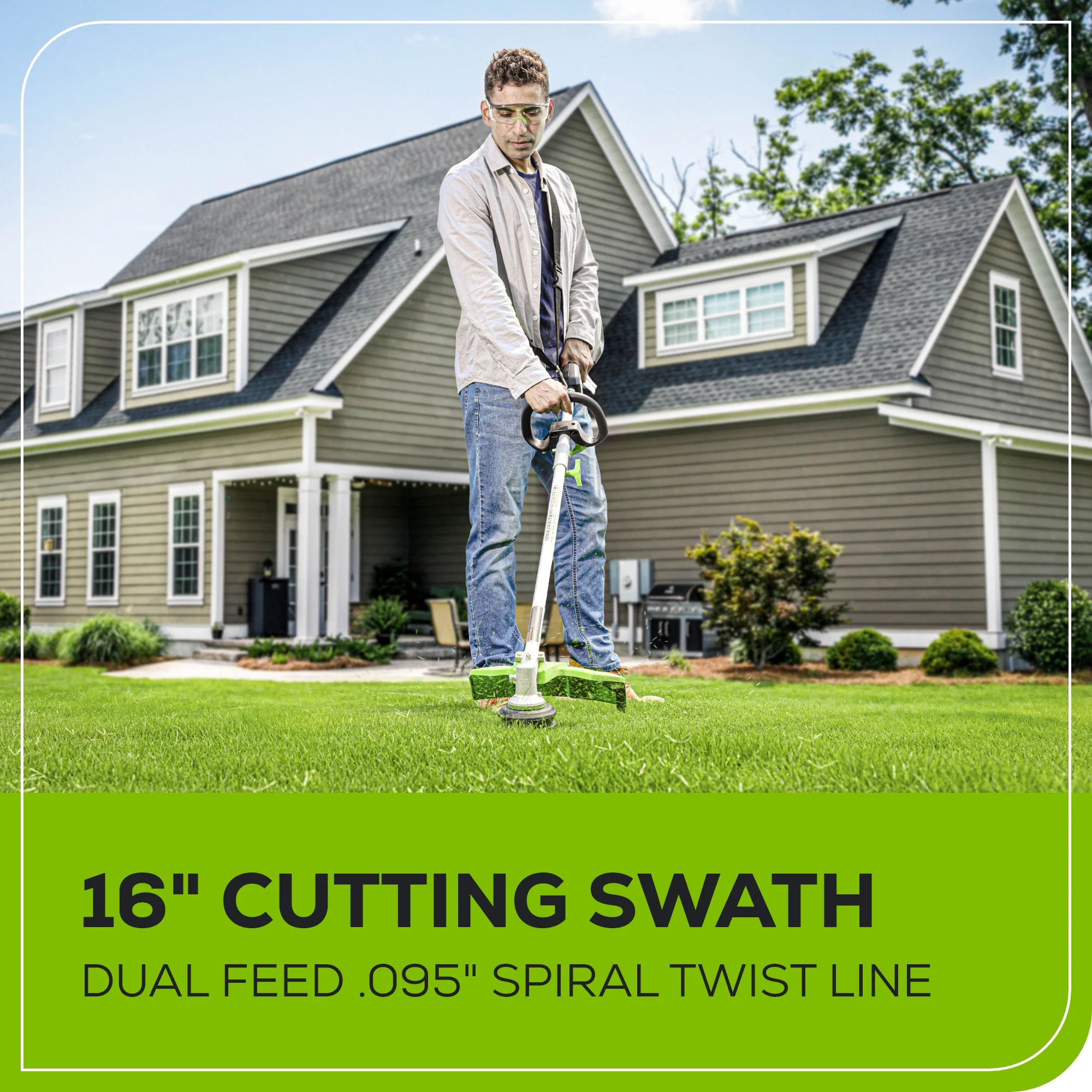 80V 16 Gen2 Cordless Battery String Trimmer (Attachment Capable) (Tool Only)