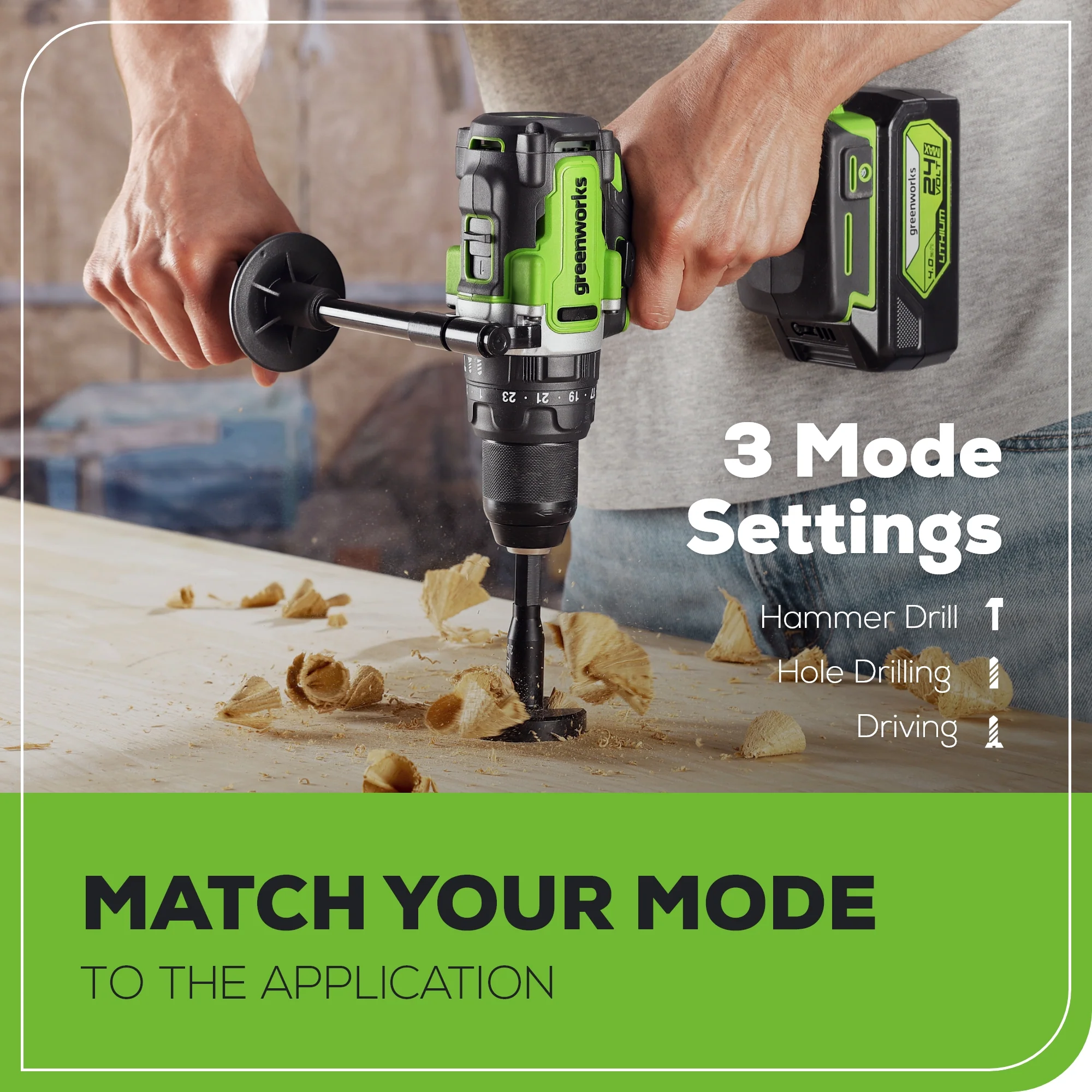 24V 1/2 1240 in/lbs Hammer Drill (Tool Only)