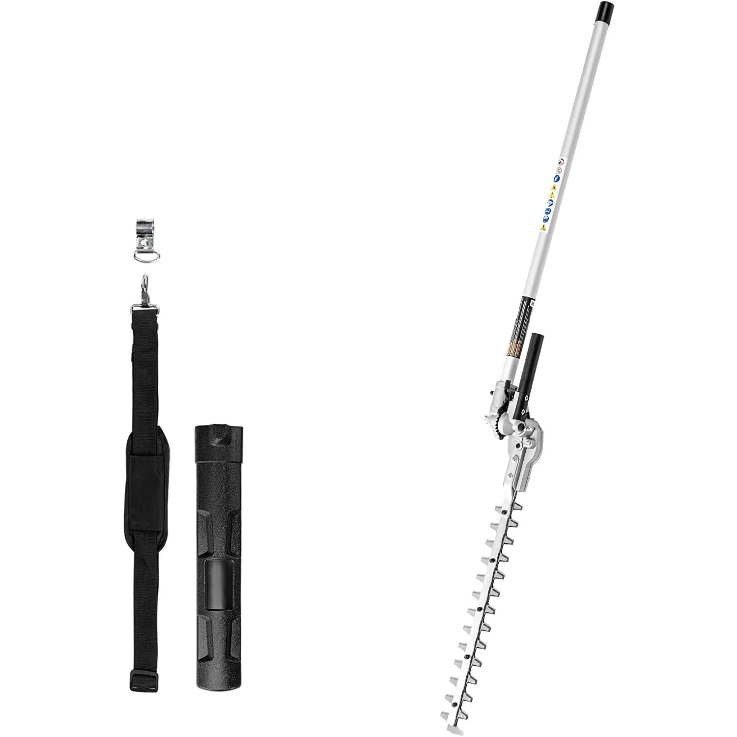 60V 16 Cordless Battery String Trimmer (Attachment Capable) & 5 Pcs Attachments Combo Kit w/ 4.0 Ah Battery & Charger