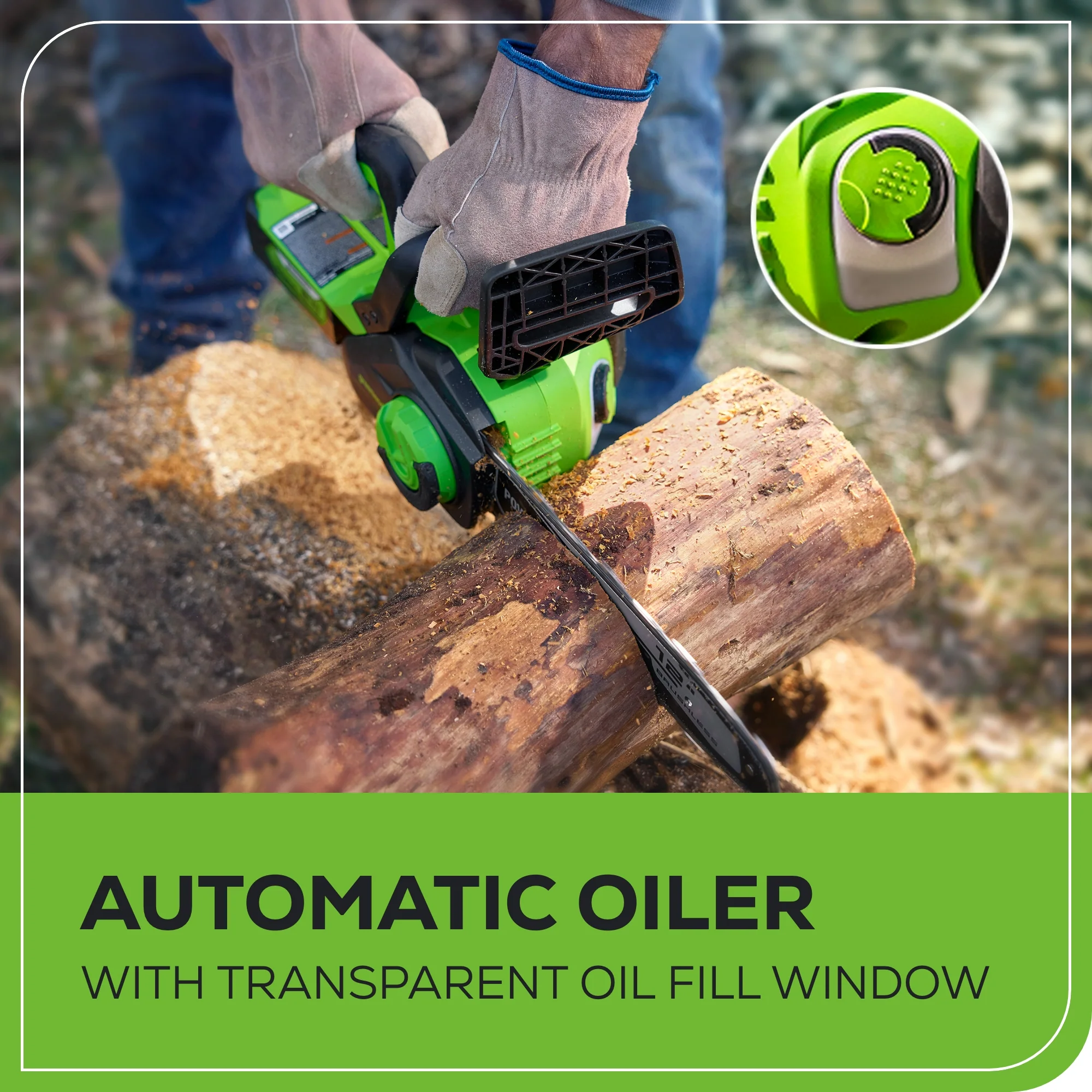 24V 12 Cordless Battery Chainsaw (Tool Only)