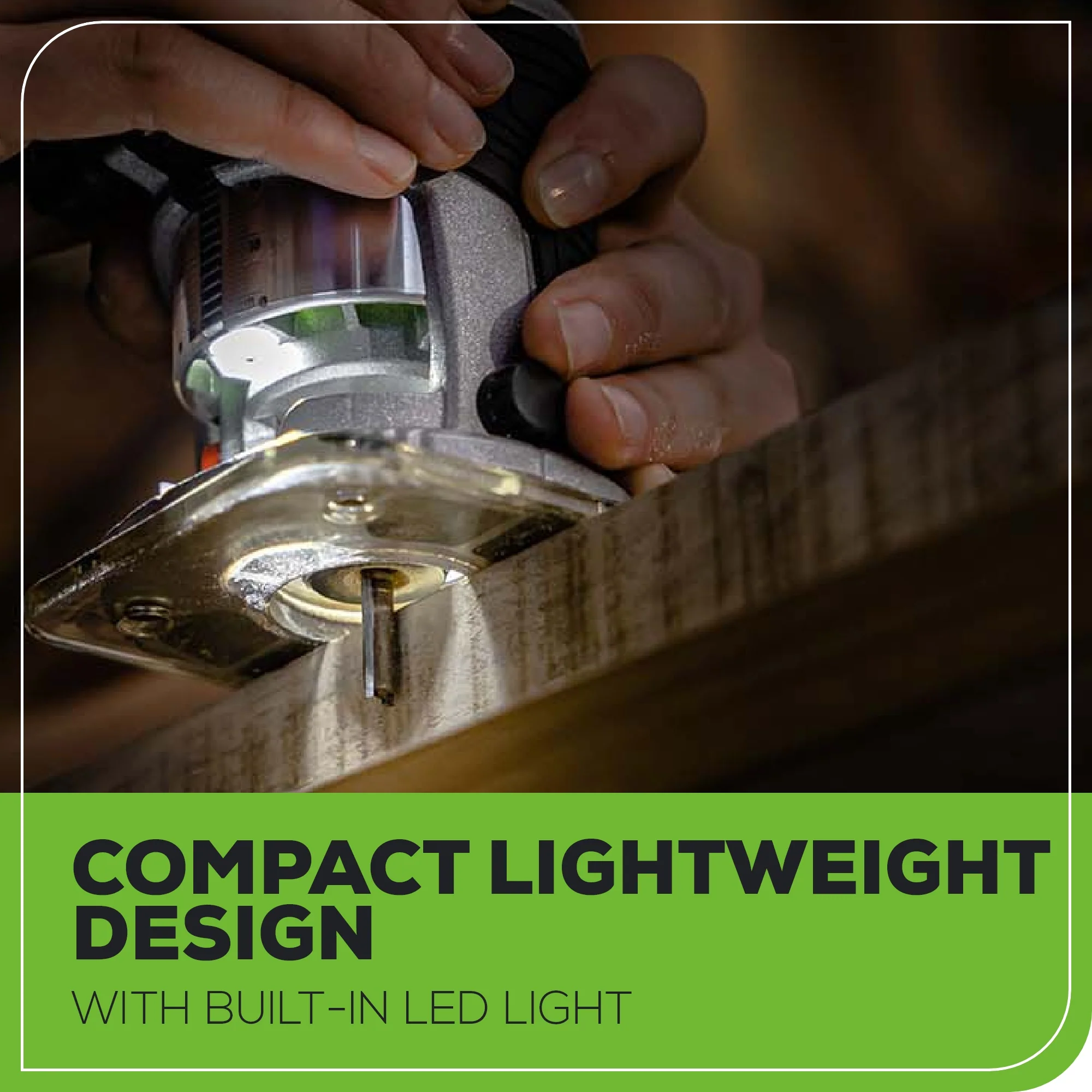 24V Cordless Battery Compact Router (Tool Only)