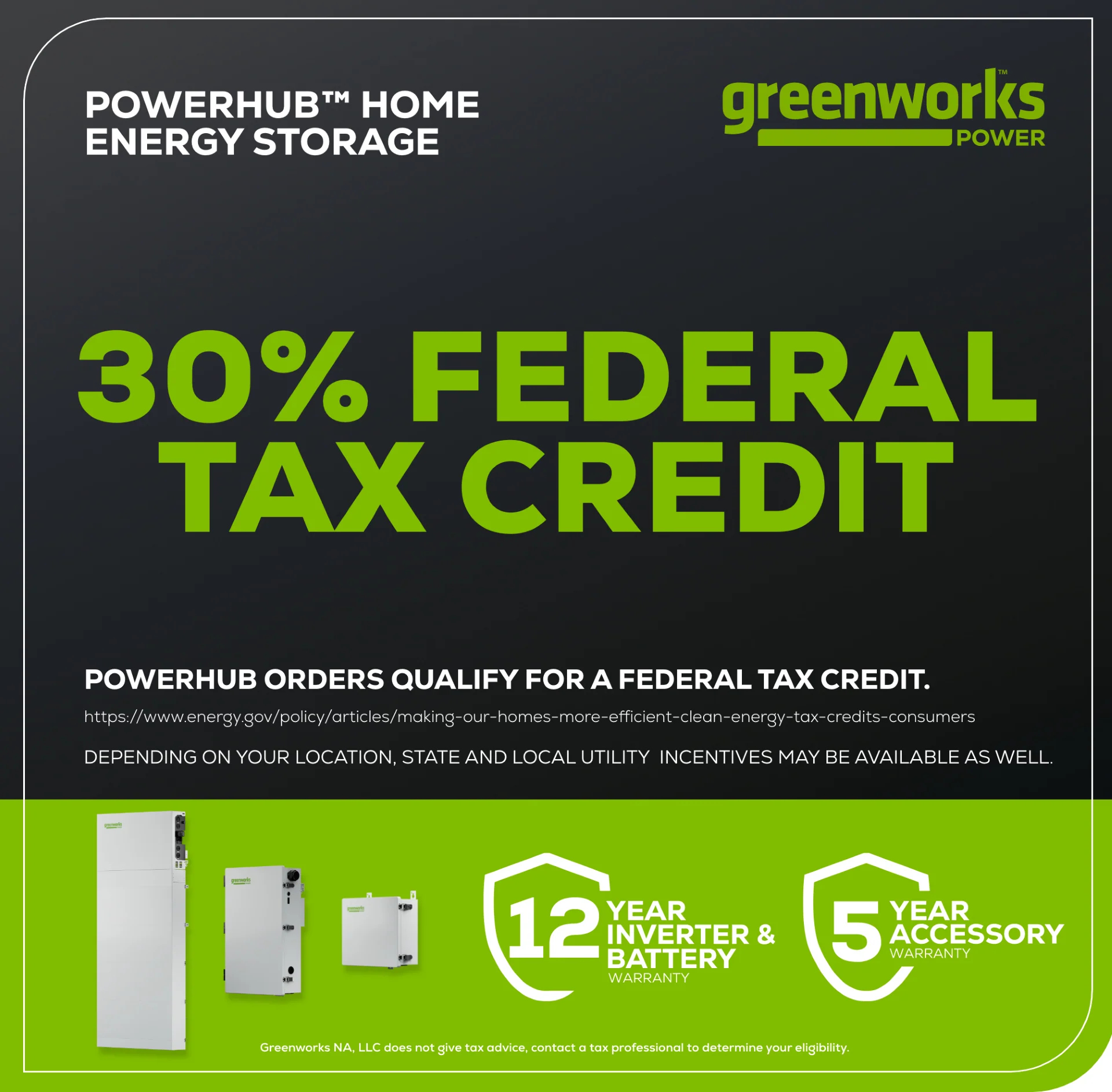 PowerHub Energy Storage 10kWh System