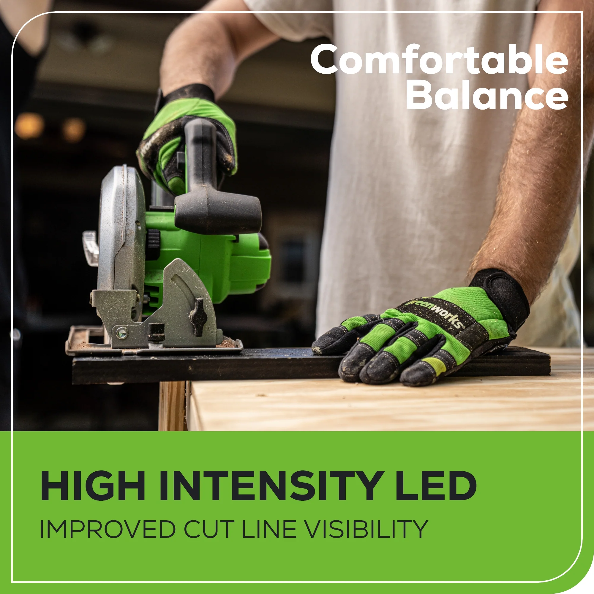 24V 7-1/4 Cordless Battery Circular Saw (Tool Only)