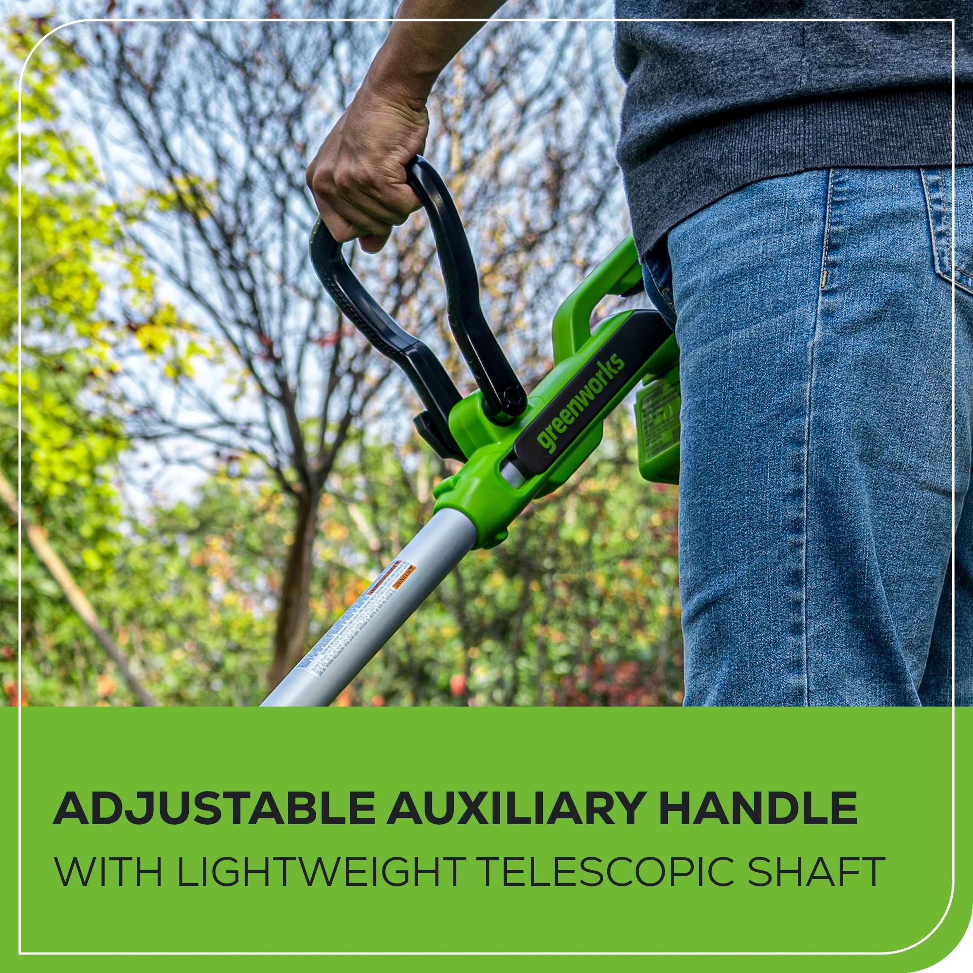 40V 13 Cordless Battery String Trimmer and 350 CFM Leaf Blower Combo Kit w/ 4.0Ah Battery & Charger