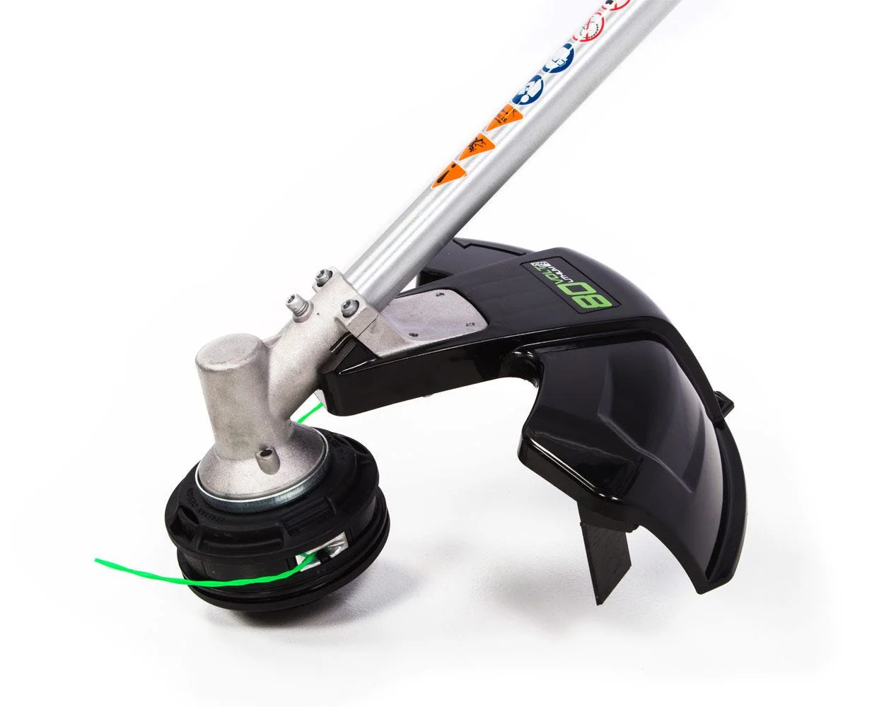 80V 16 Cordless Battery String Trimmer (Attachment Capable) & 8-Inch Edger Attachment Combo Kit w/ 2.0Ah Battery & Charger