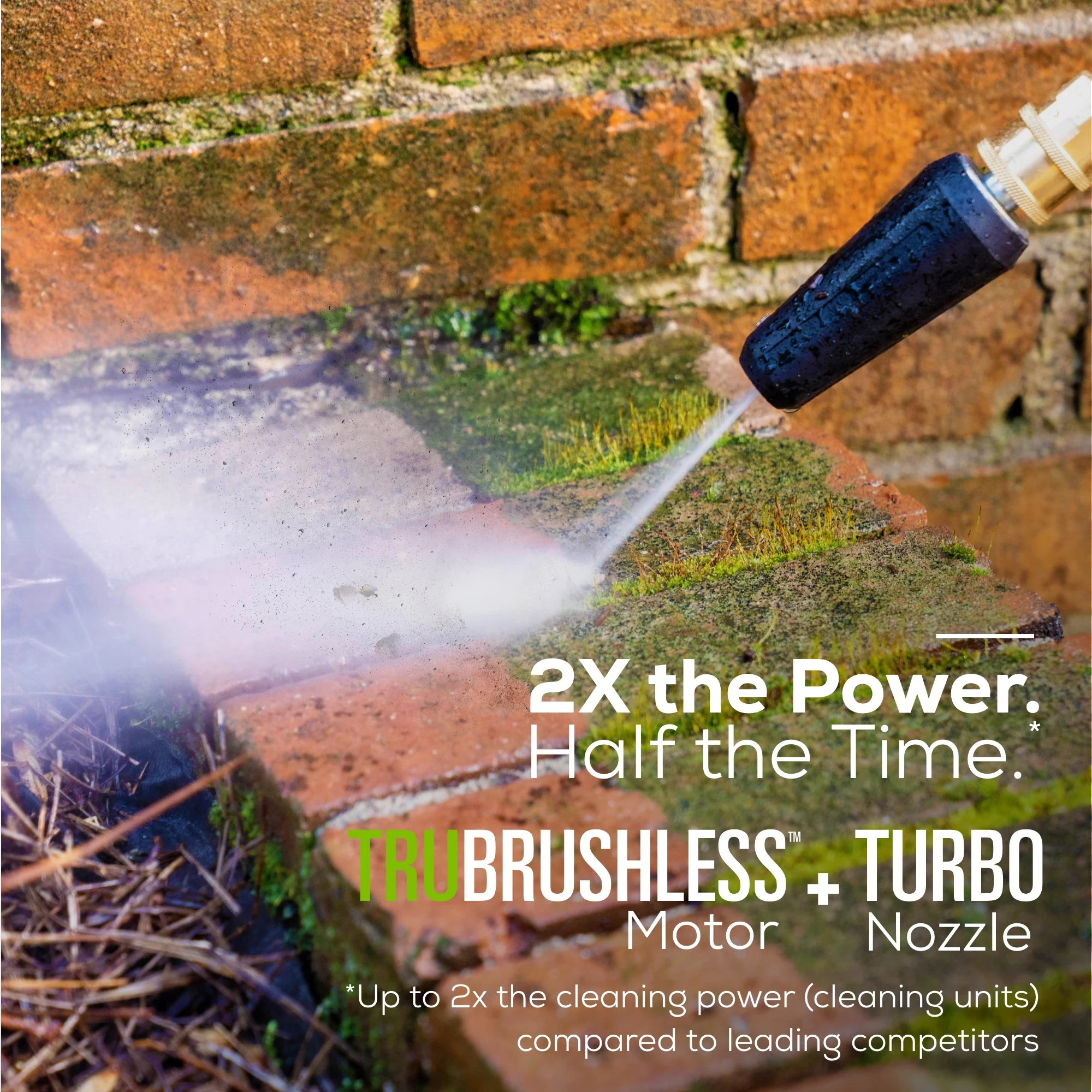 Corded/60V 3000-PSI 2.0 GPM Electric Pressure Washer w/ (2) 5.0Ah Batteries & Dual-Port Charger