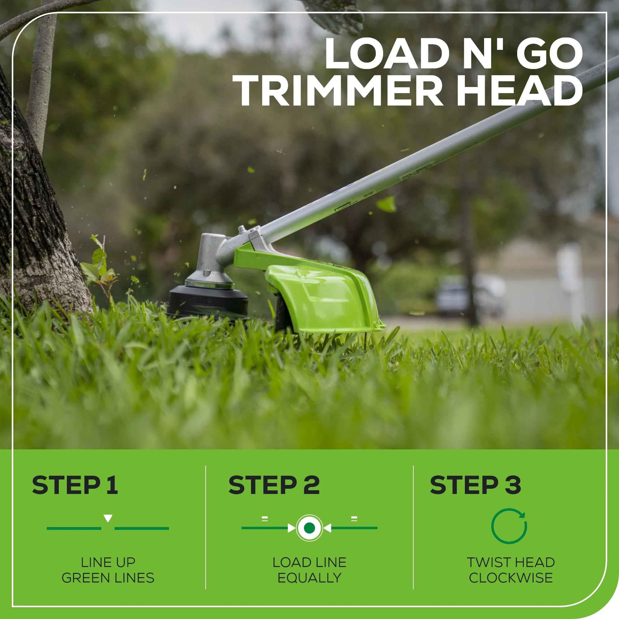 48V (2x24V) 16 Cordless Battery String Trimmer (Attachment Capable) w/ (2) 4.0Ah USB Batteries & Dual Port Charger