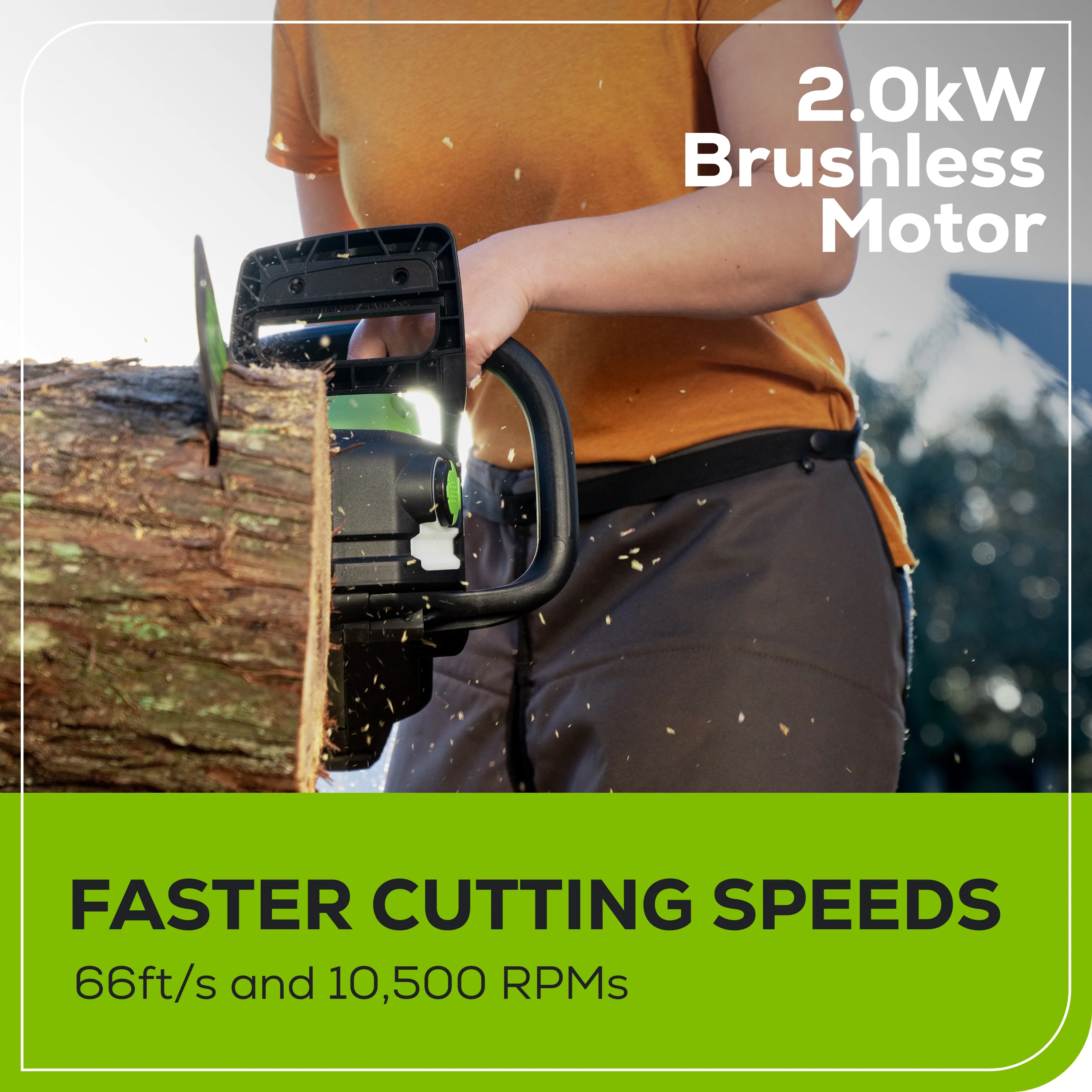 60V 16 Cordless Battery 2.0kW Chainsaw (Tool Only)