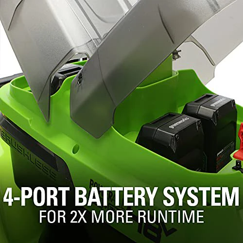 48V (2x24V) 20 Cordless Battery Push Mower w/ (2) 4.0Ah USB Batteries & Charger