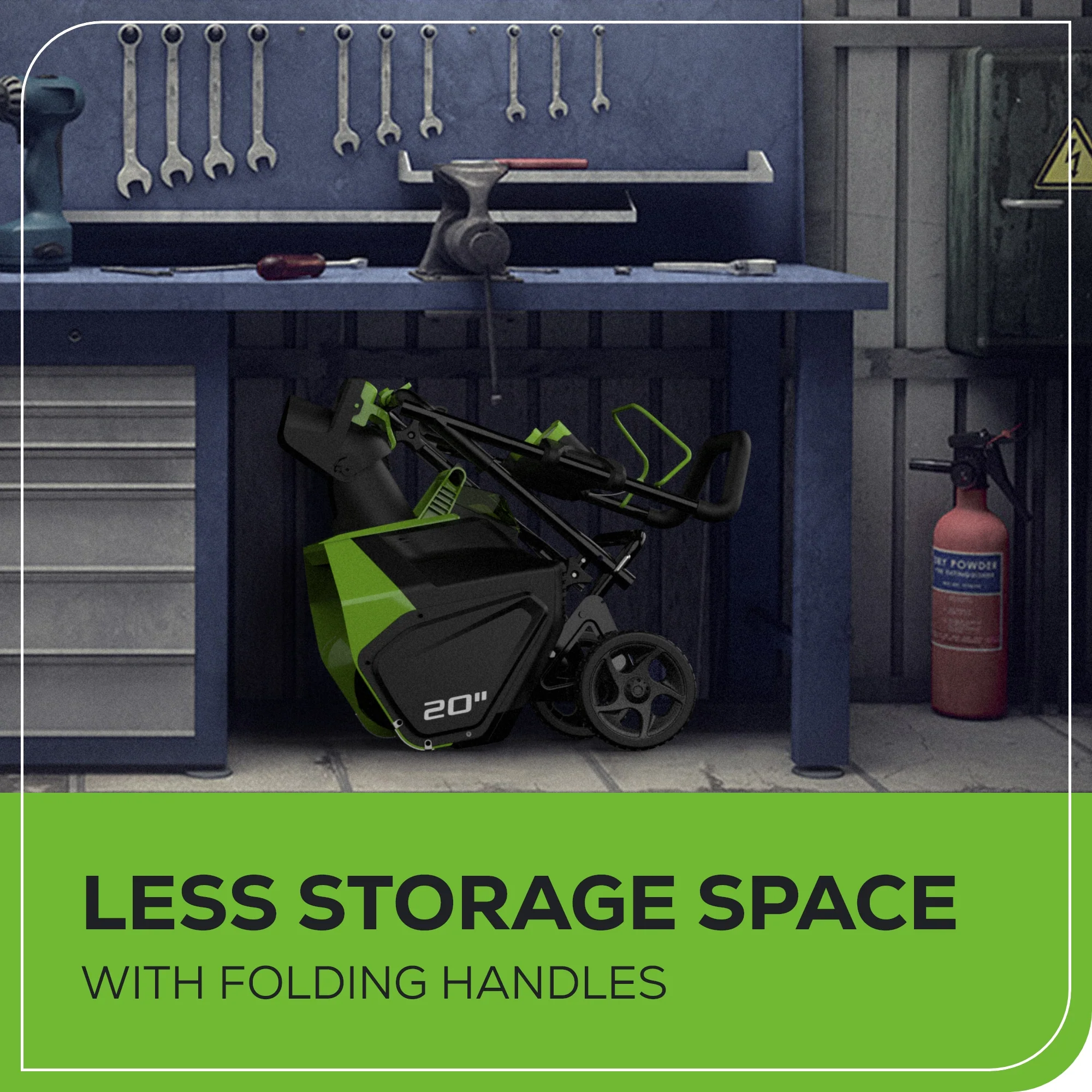 40V 20 Cordless Battery Single-Stage Snow Blower w/ 6.0Ah Battery & Charger