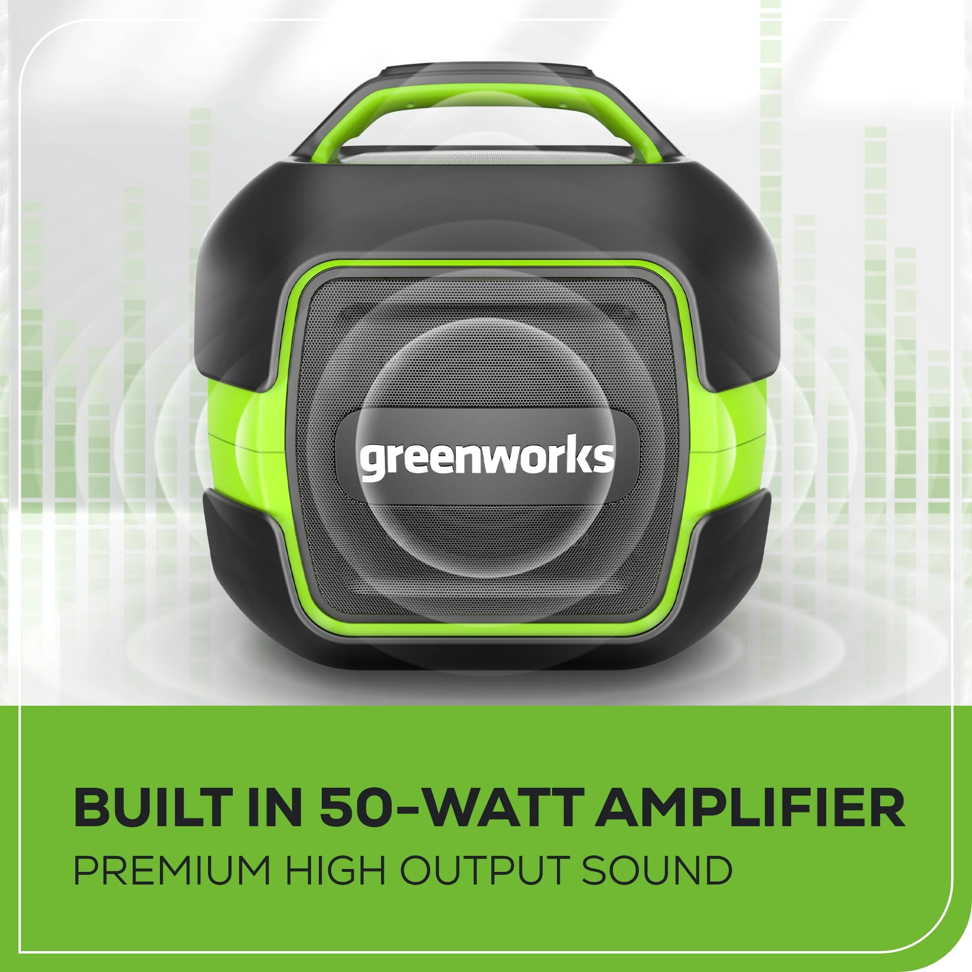 24V Cordless Battery Bluetooth Speaker w/ 2.0Ah Battery & Charger