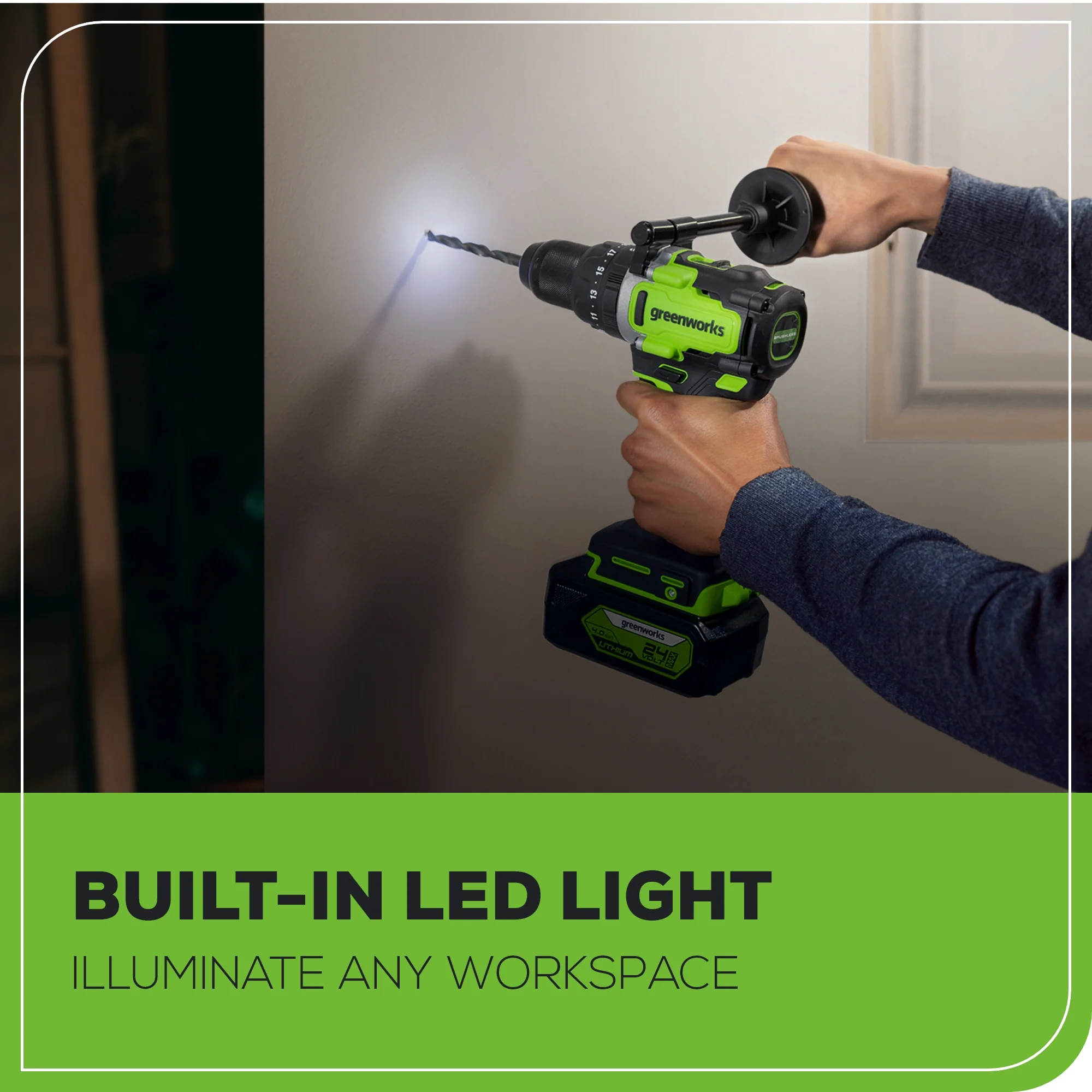 24V 1/2 1240 in/lbs Hammer Drill (Tool Only)