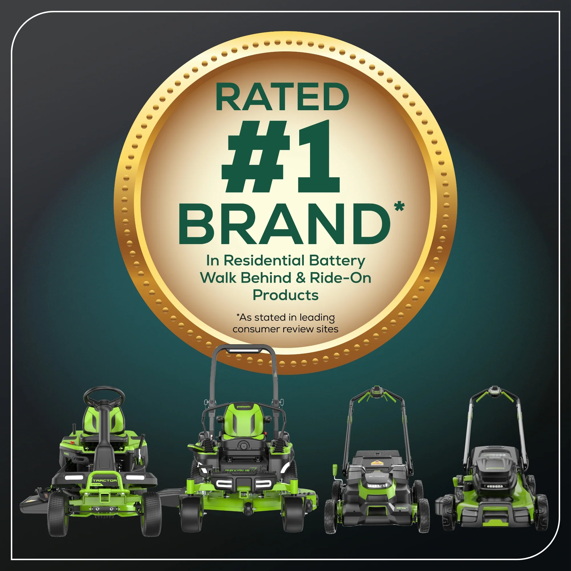 80V 42 Cordless Battery CrossoverT Riding Lawn Mower w/ Four (4) 5.0Ah Batteries & 600W Wall Charger