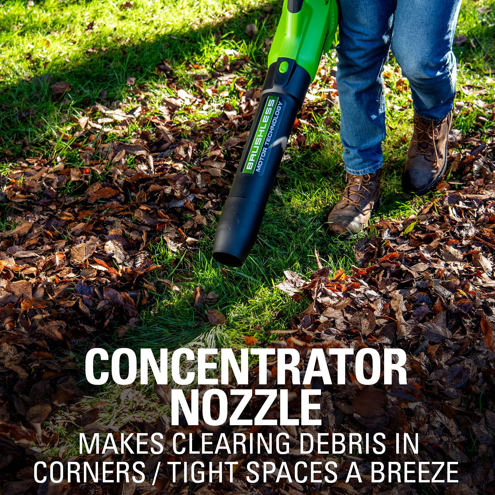 40V 550 CFM Cordless Battery Leaf Blower w/ 4.0 Ah Battery & Charger