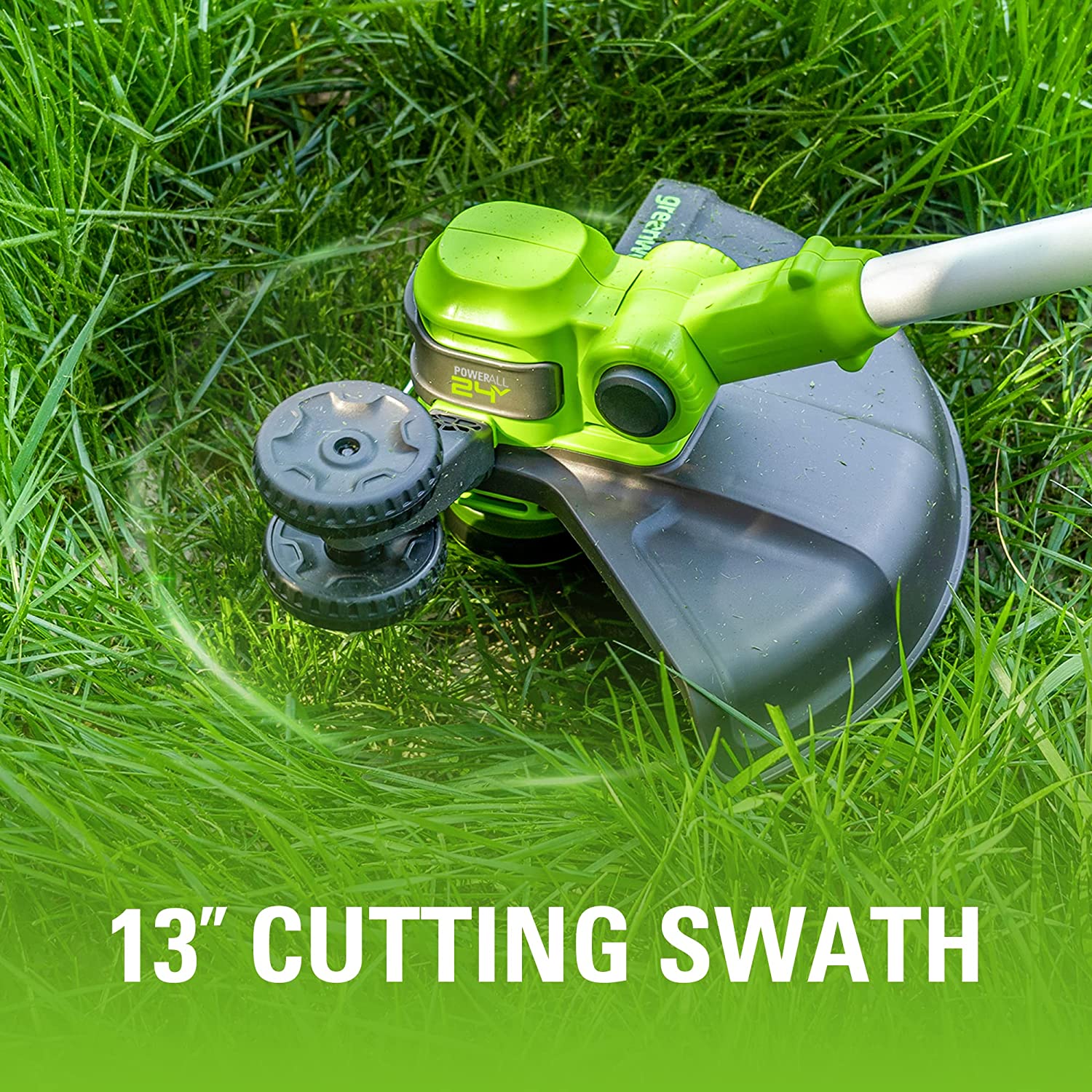 24V 13 Brushless String Trimmer&Edger  w/ 4.0Ah Battery & Charger