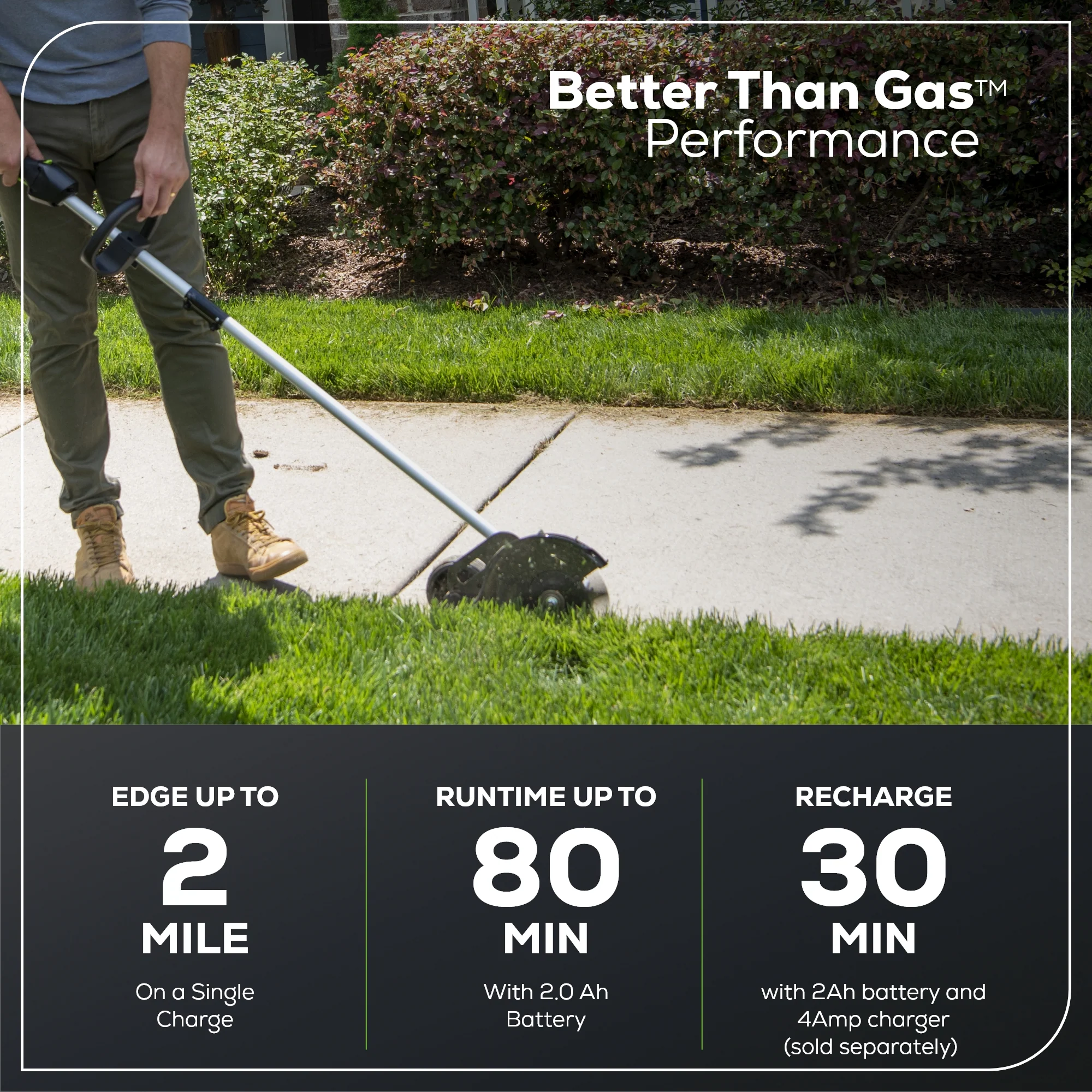 80V 8 Brushless Edger (Tool Only)