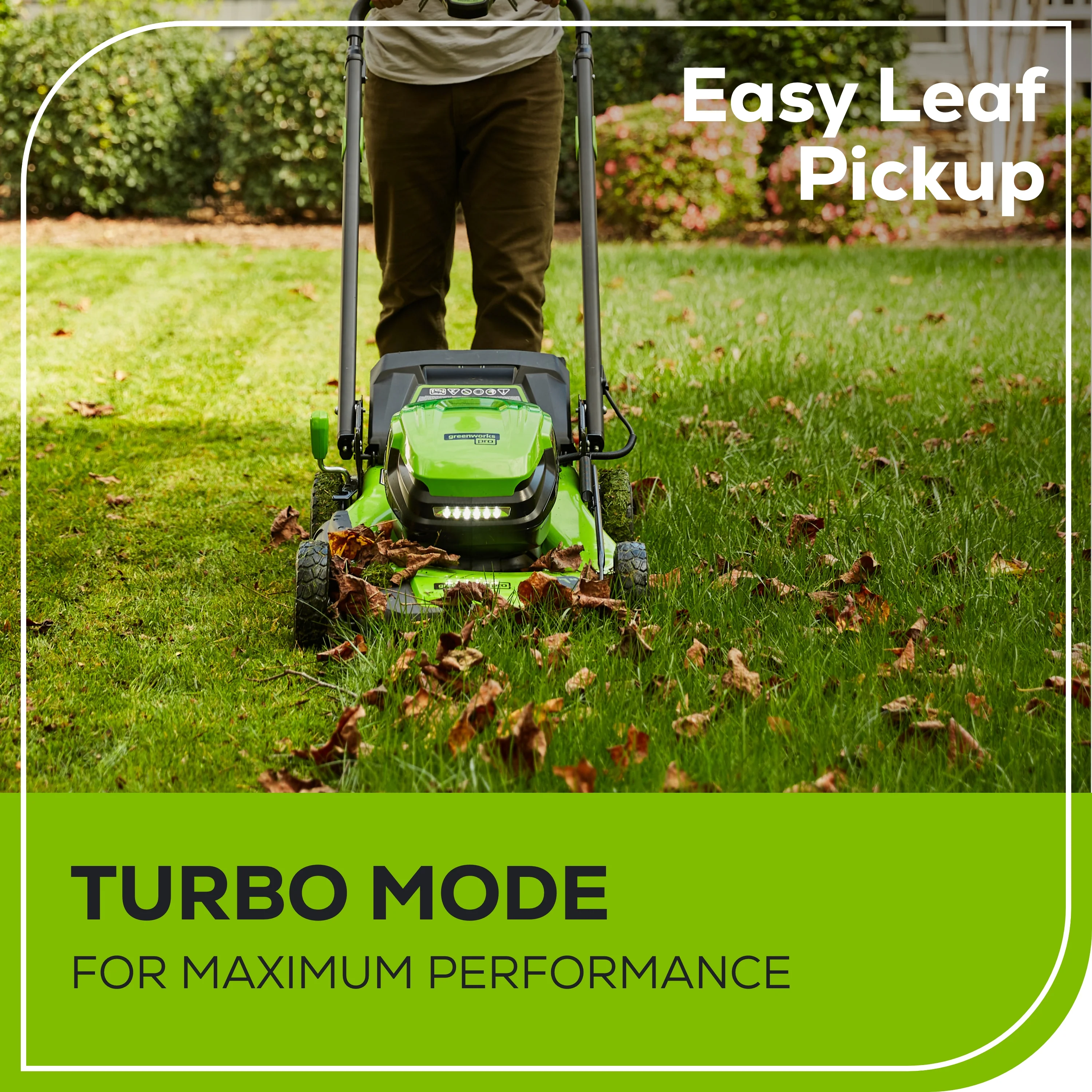 RENEWED 80V 21 Cordless Battery 4-in-1 Self-Propelled Lawn Mower w/ 4.0Ah, 2.0Ah Battery & Rapid Charger