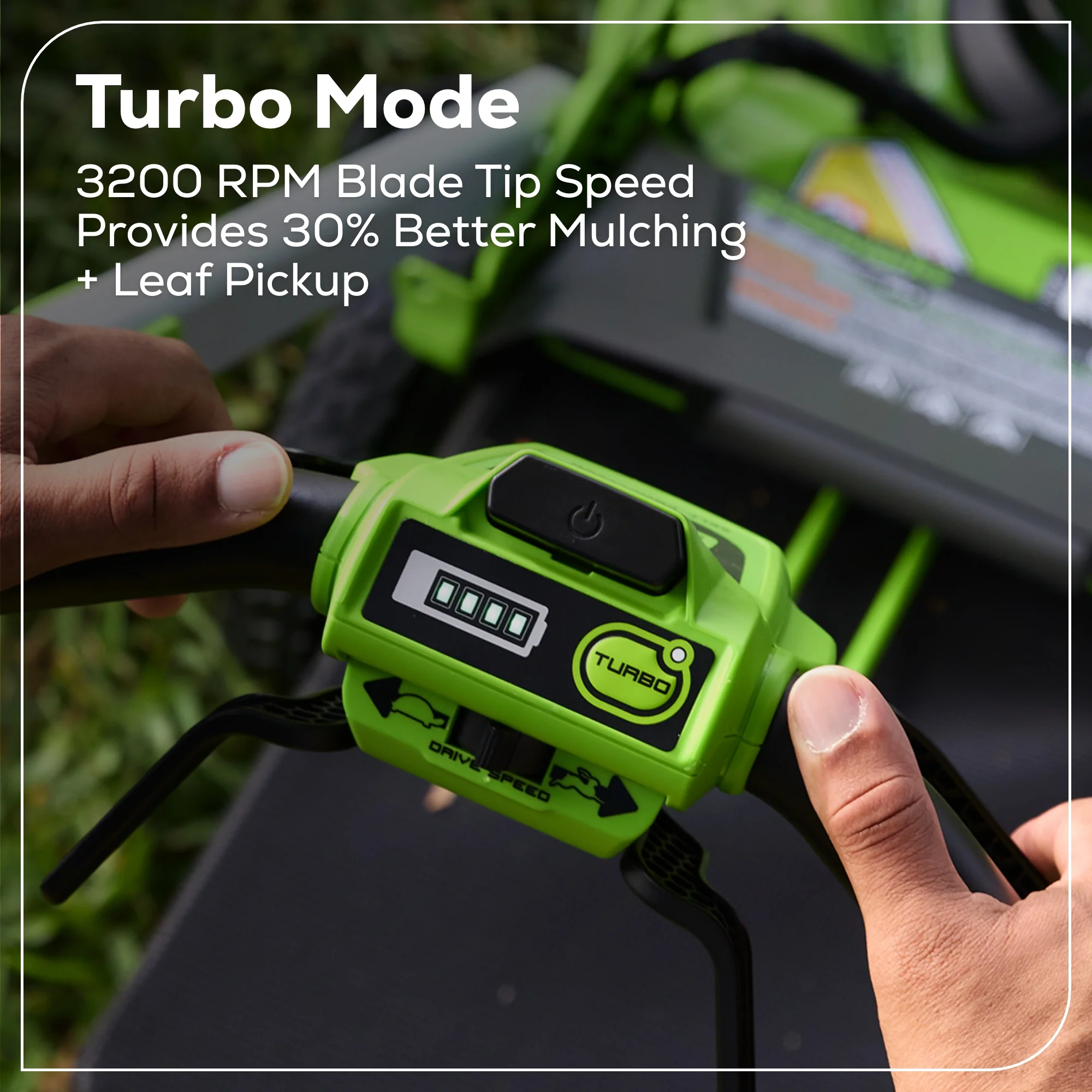 60V 21 Cordless Battery Dual Blade Self-Propelled Mower w/ (1) 8Ah battery and 6A Charger