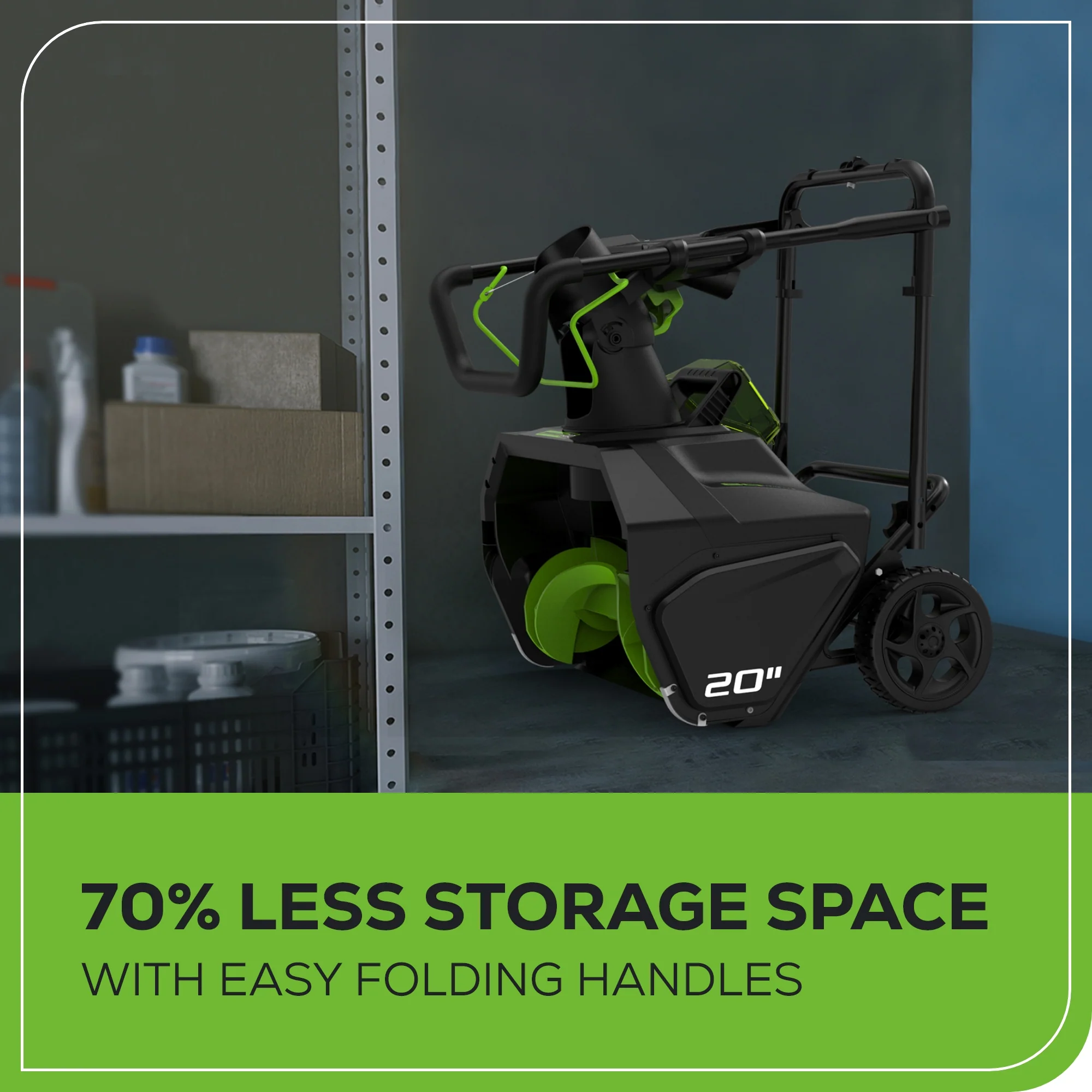 80V 20 Cordless Battery Single-Stage Snow Blower (Tool Only)