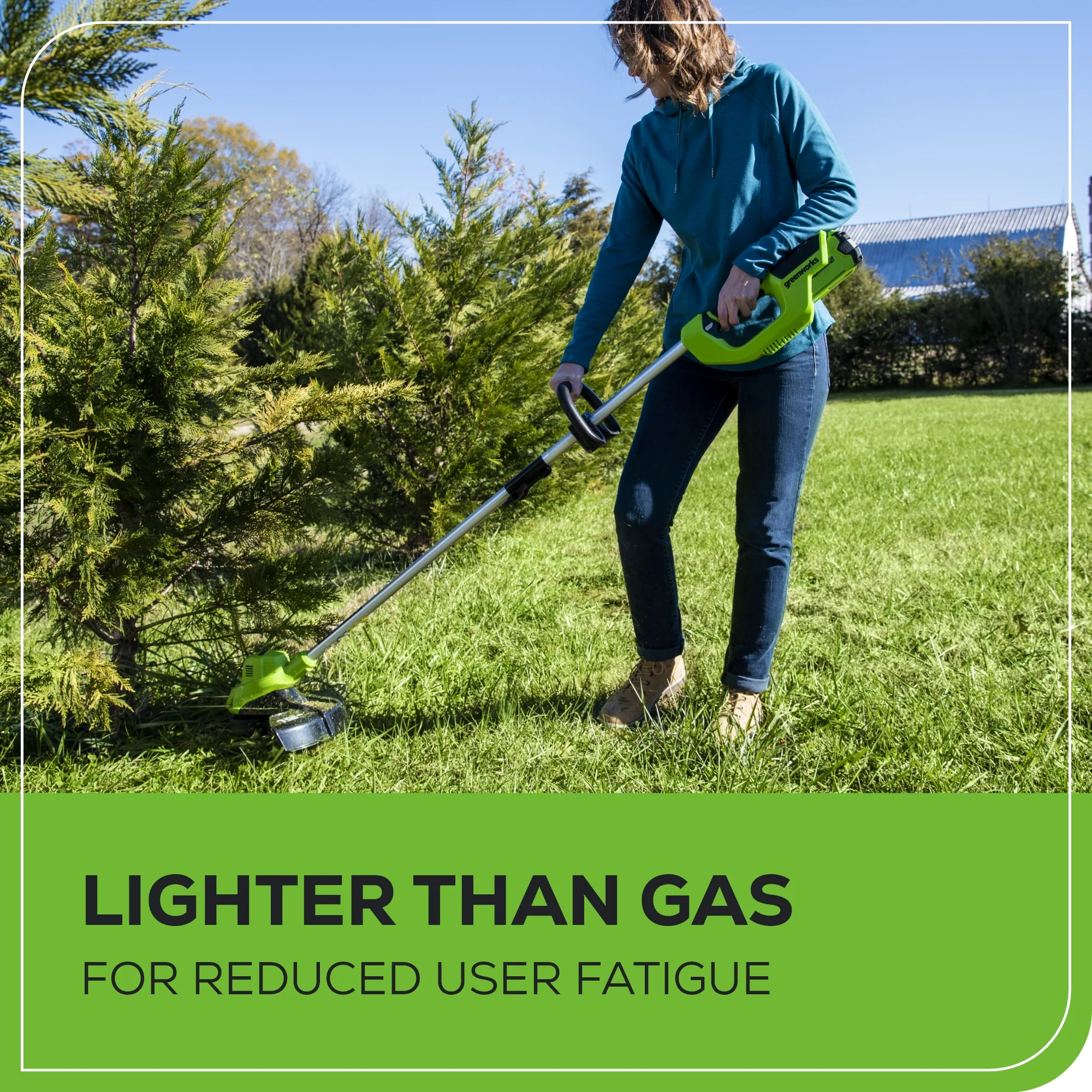 40V 15 Cordless Battery String Trimmer/Blower Combo Kit w/ 2.5Ah Battery & Charger