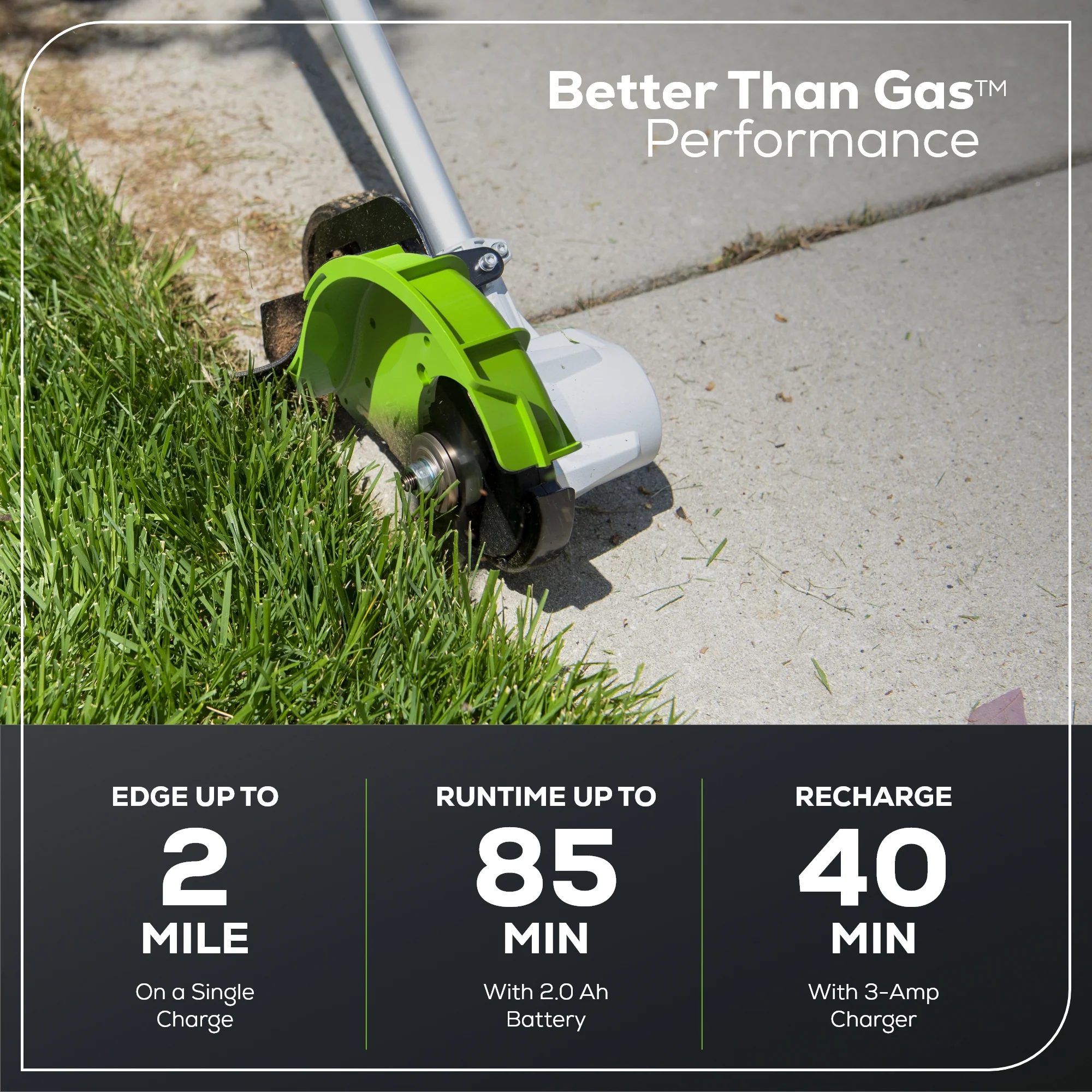 80V 8 Brushless Edger Gen 2 (Tool Only)