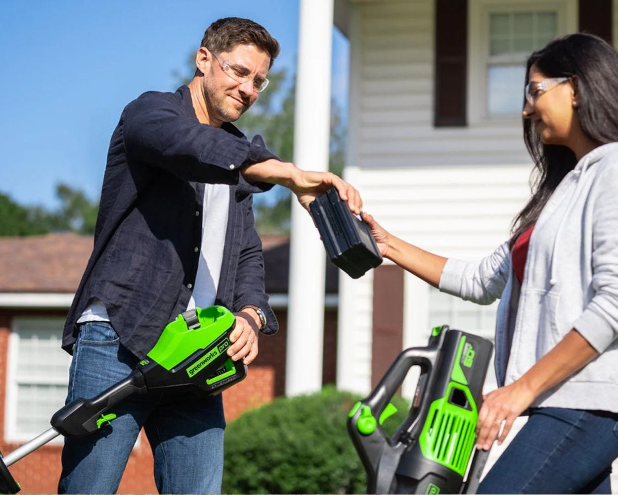 60V 16 String Trimmer and 8 Edger Combo Kit w/ 2.0Ah Battery & Charger