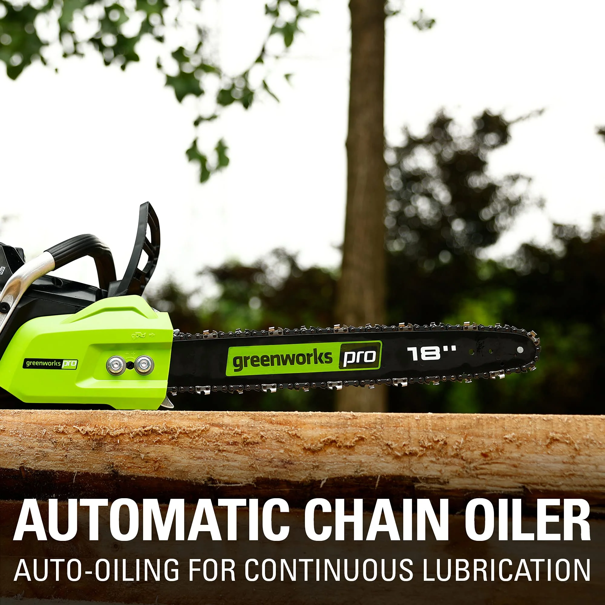 80V 18 Cordless Battery Chainsaw w/ 2.0Ah Battery & Charger