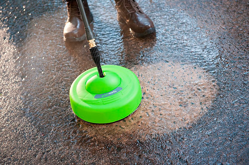 RENEWED 1900 PSI 1.2 GPM Cold Water Electric Pressure Washer w/ 11 Surface Cleaner and Soap Applicator Combo Kit