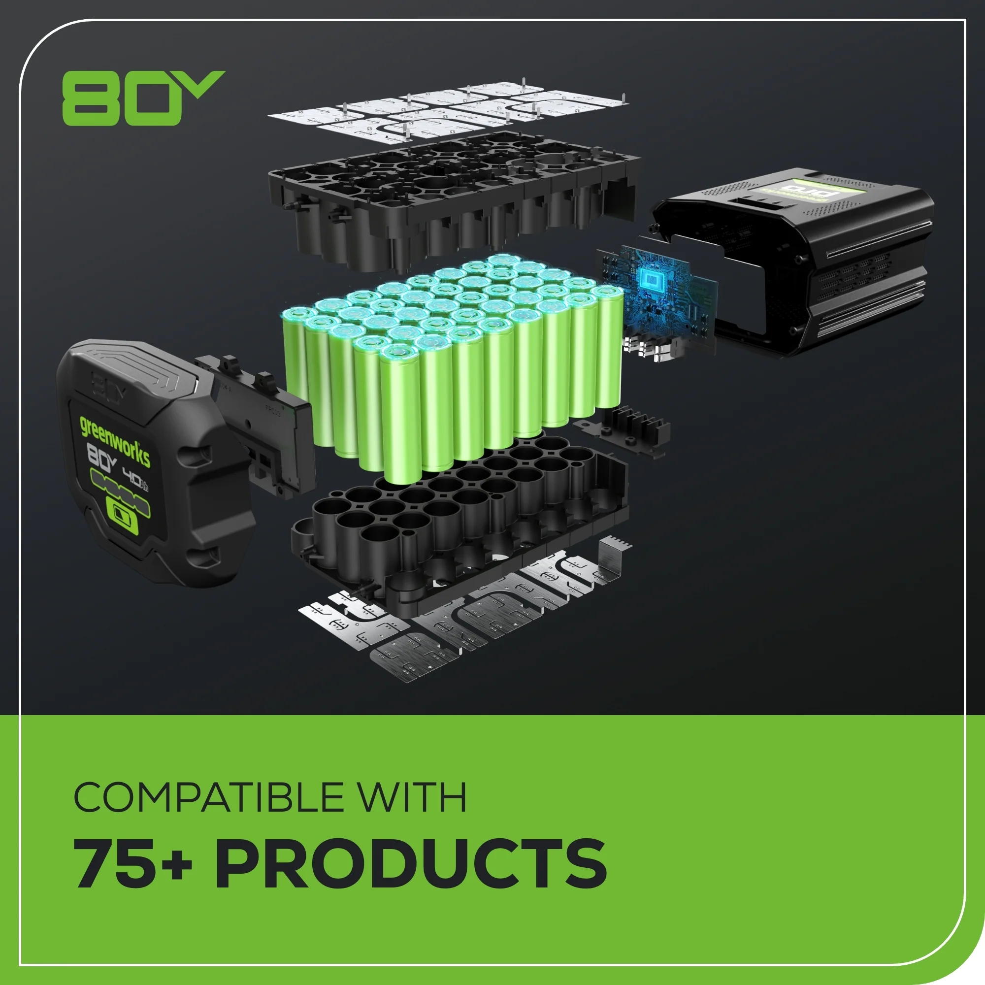 80V 20 Cordless Battery Single-Stage Snow Blower (Tool Only)