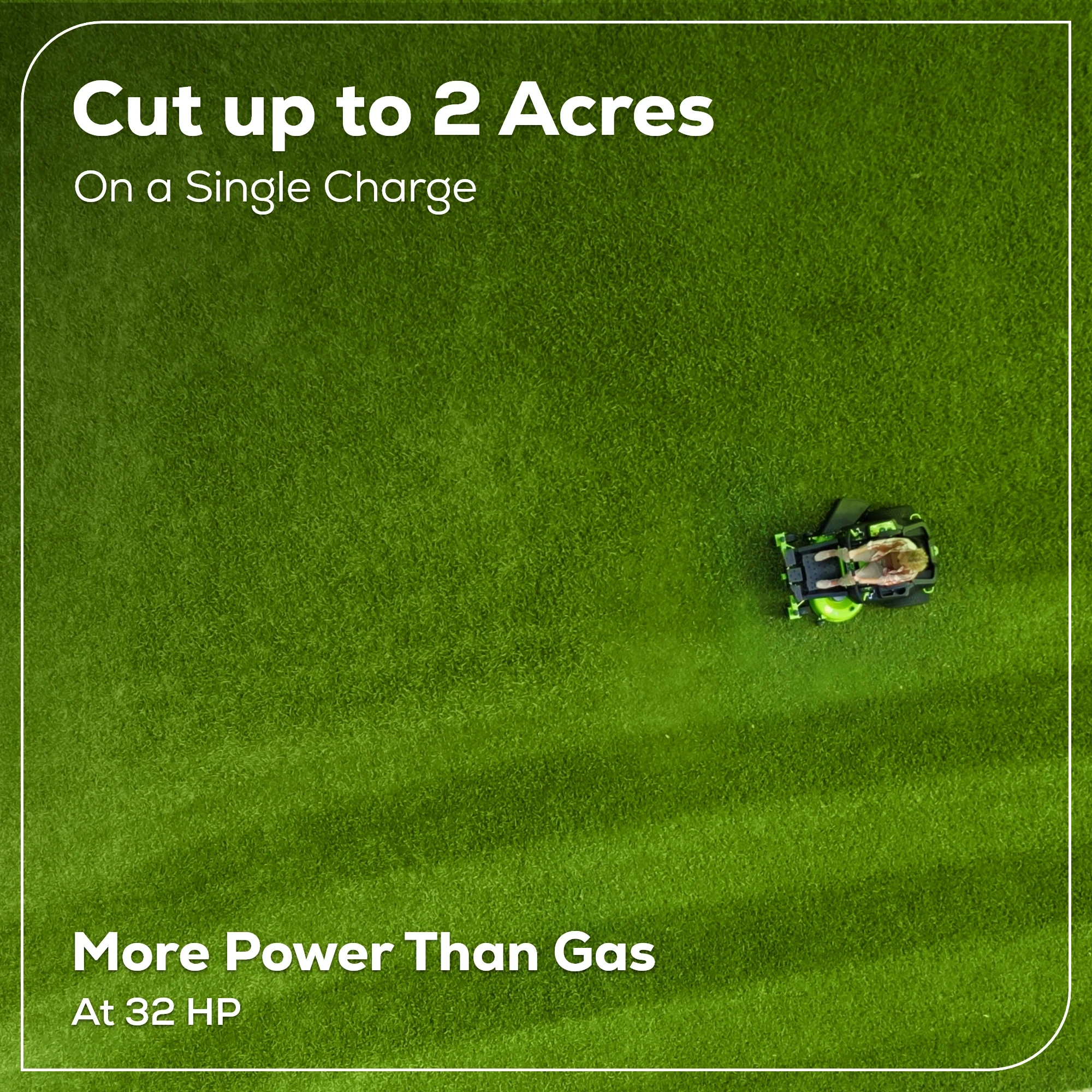 80V 42 Cordless Battery CrossoverZ Zero Turn Lawn Mower w/ (4) 5Ah Batteries & 600W Wall Charger