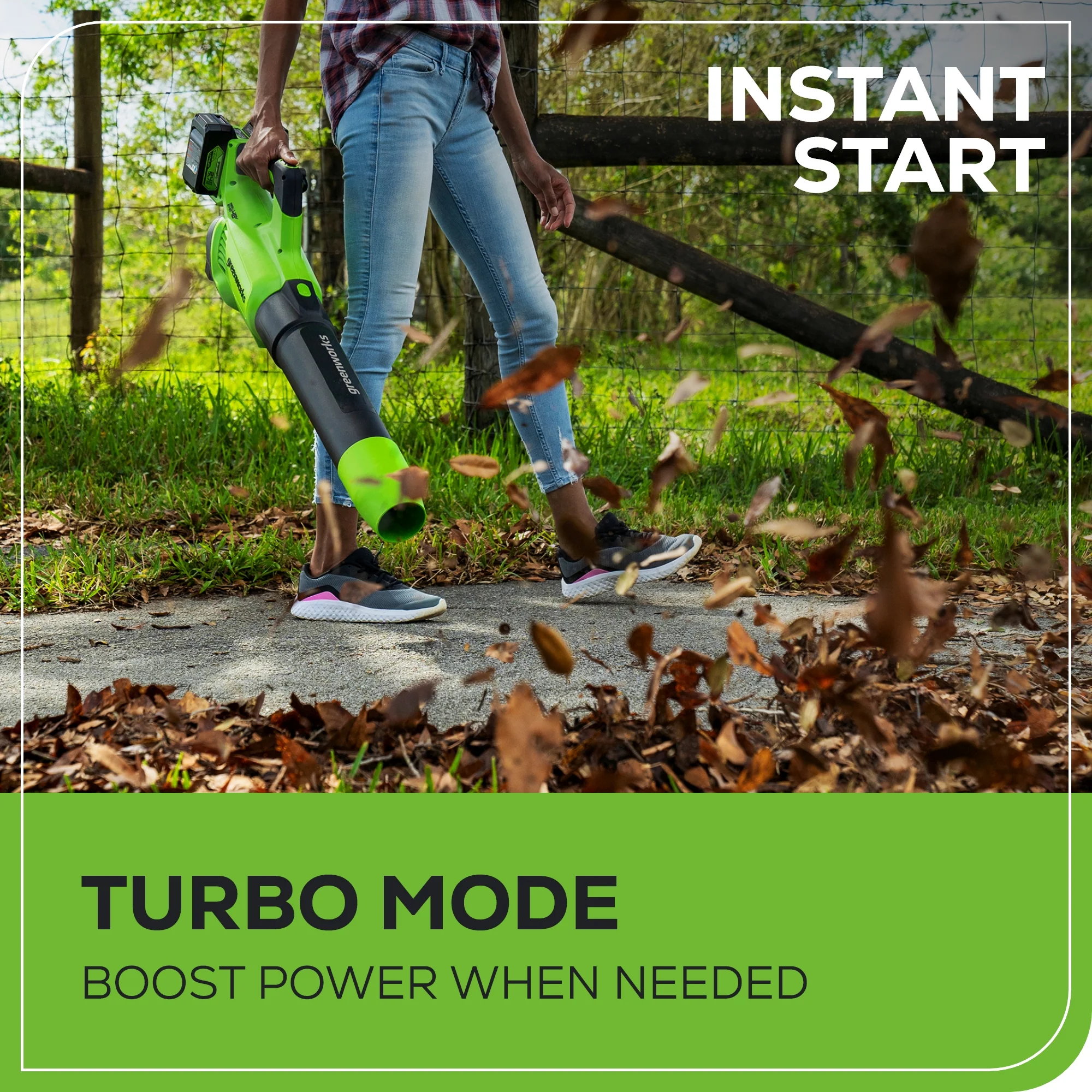 48V (2x24V) 515 CFM Cordless Battery Leaf Blower w/ (2) 2.0Ah USB Batteries & Charger