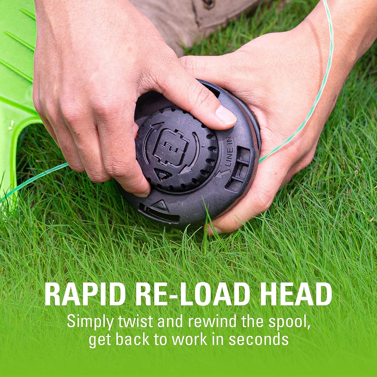 40V 550 CFM Cordless Battery Leaf Blower and 16  Attachment Capable String Trimmer Combo Kit w/ 4Ah Battery and Charger