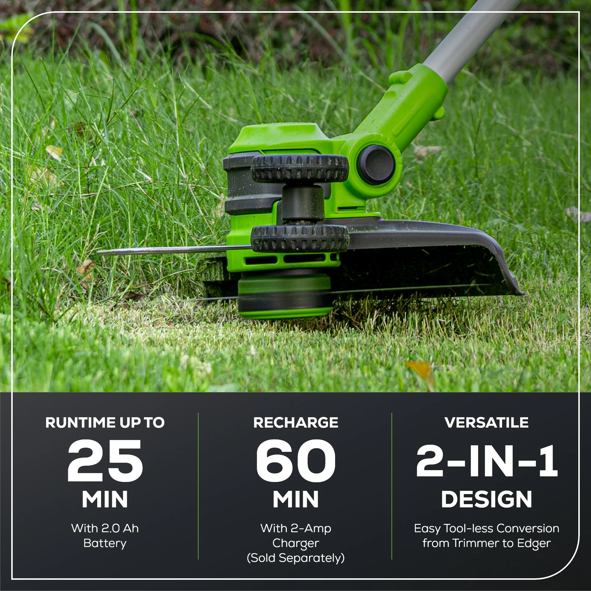 40V 13 Cordless Battery String Trimmer and 350 CFM Leaf Blower Combo Kit w/ 4.0Ah Battery & Charger