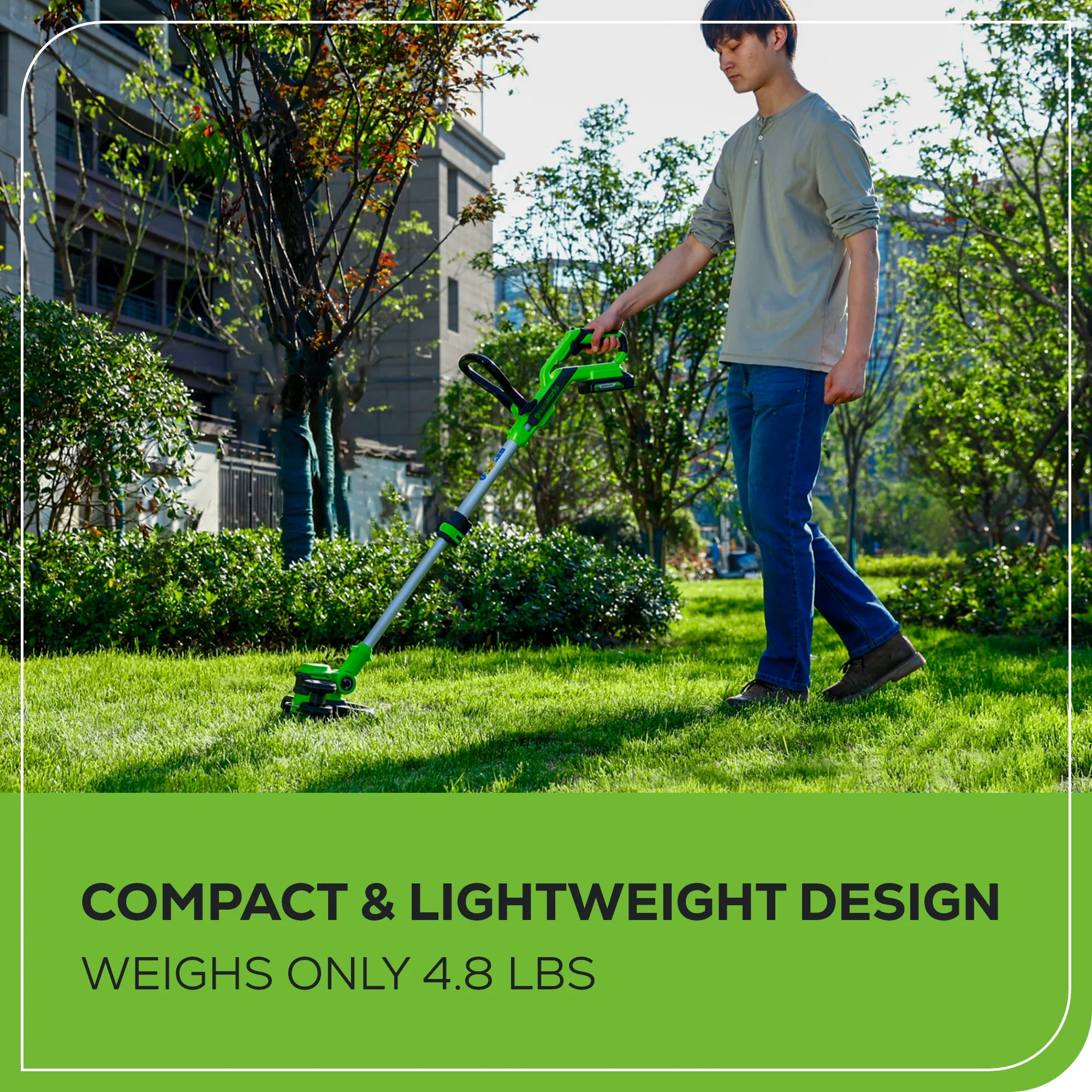 40V 13 Gen 2 String Trimmer & 350 CFM Cordless Battery Leaf Blower Combo Kit w/ (3).065 Spools,(1)2.0 Ah Battery & Charger