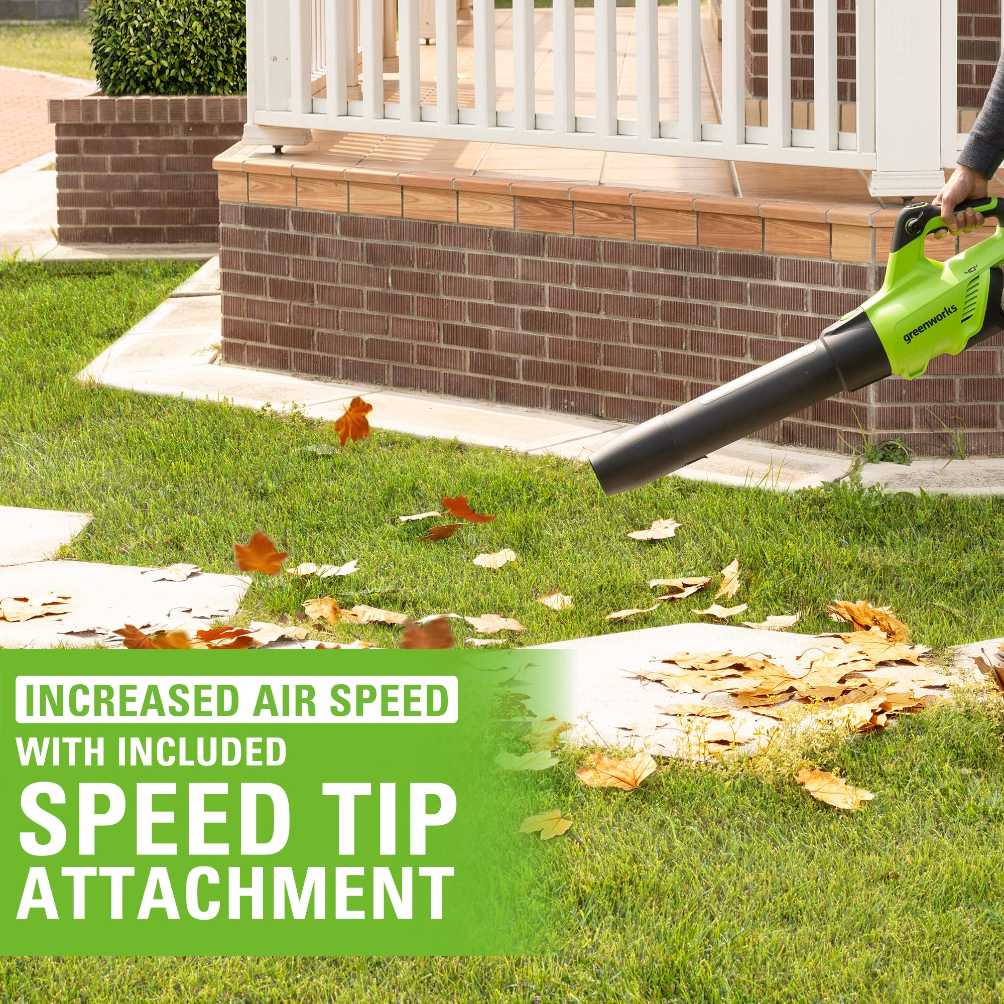 40V Gen 2.5 700 CFM Cordless Battery Brushless Leaf Blower w/ 8.0Ah Battery & Charger