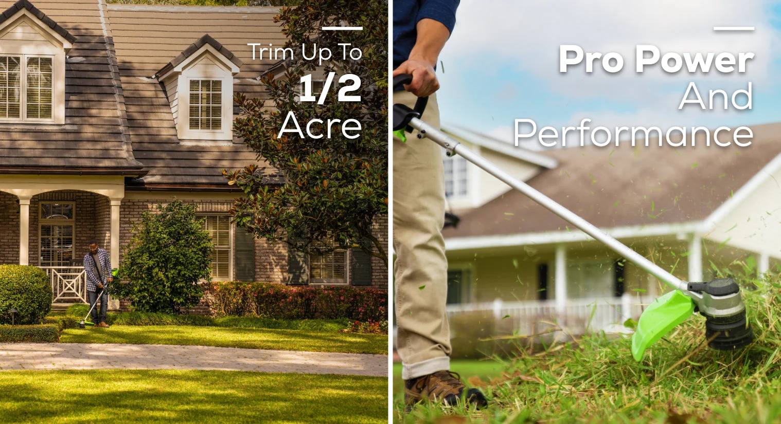 80V 16 Cordless Battery String Trimmer, 730 CFM Blower & 26 Hedge Trimmer Combo Kit w/ 2.0 Ah Battery & Charger