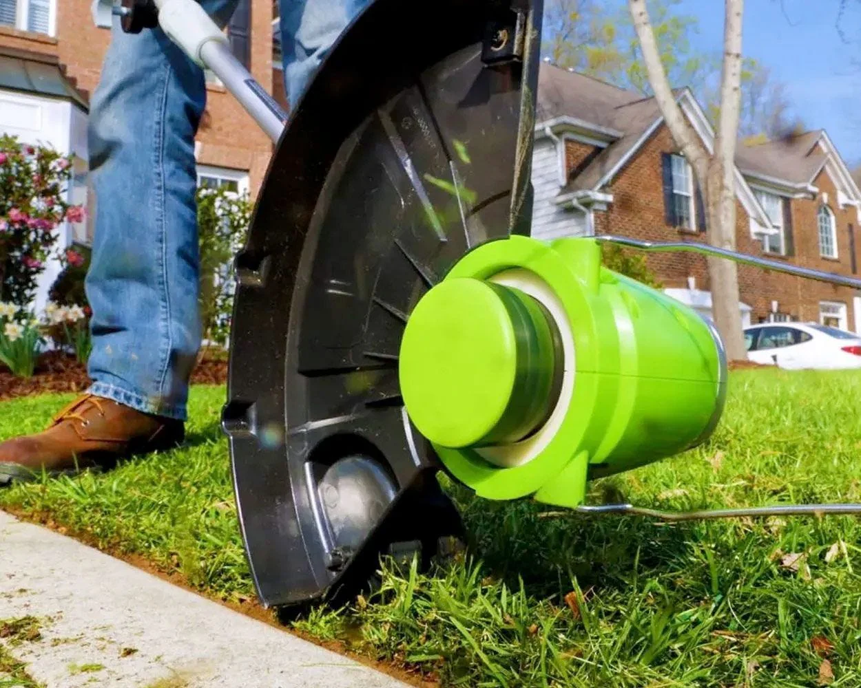 40V 13 Cordless Battery String Trimmer & 390 CFM Leaf Blower Combo w/ 4.0Ah Battery & Charger