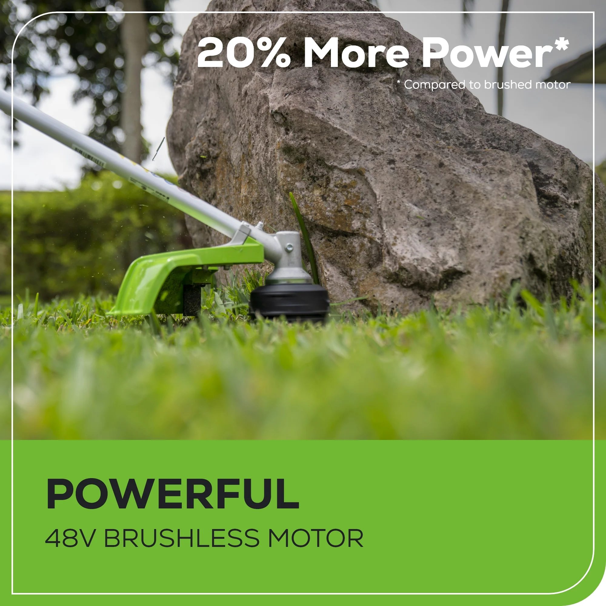 48V (2x24V) 16 Cordless Battery String Trimmer (Attachment Capable) w/ (2) 4.0Ah USB Batteries & Dual Port Charger